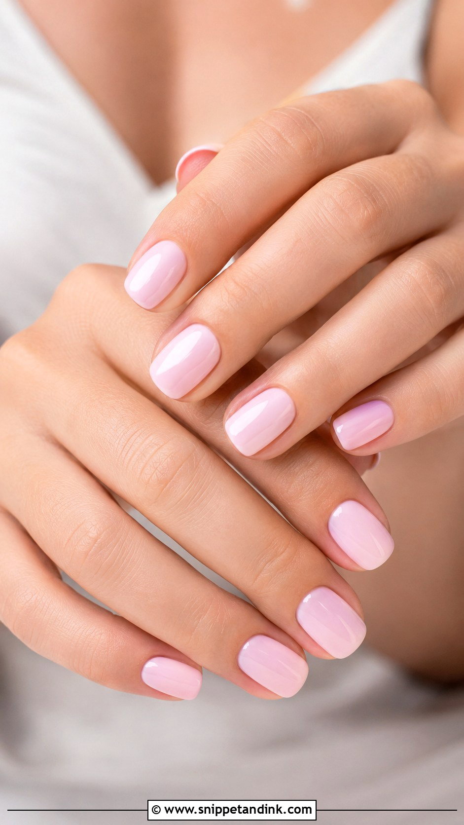 Baby Pink Wedding Nails - Snippet and Ink - 30 Pink Wedding Nails
