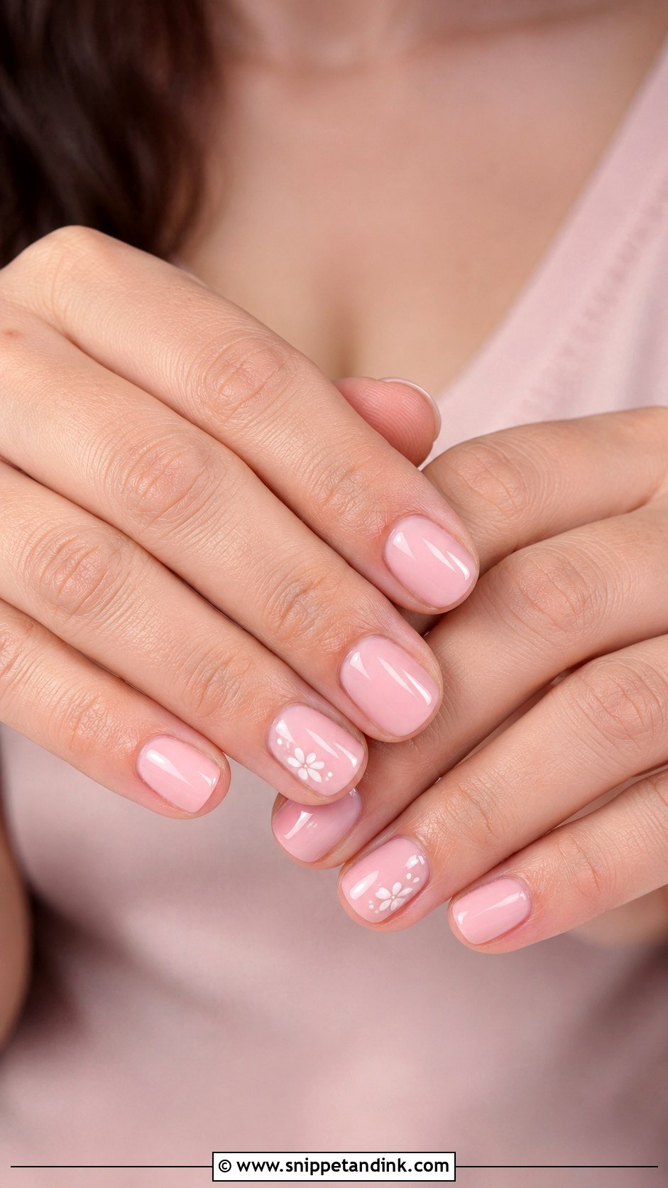 Baby Pink Wedding Nails - Snippet and Ink - 20 Cute Nails for a Wedding