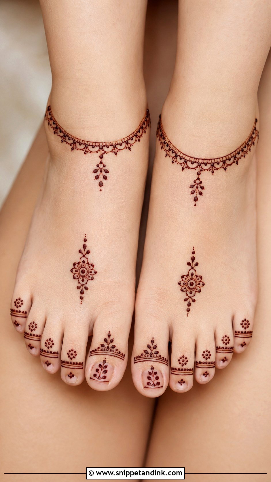 Baby Toes Mehndi Design - Snippet and Ink - 35 Baby Mehndi Design Ideas