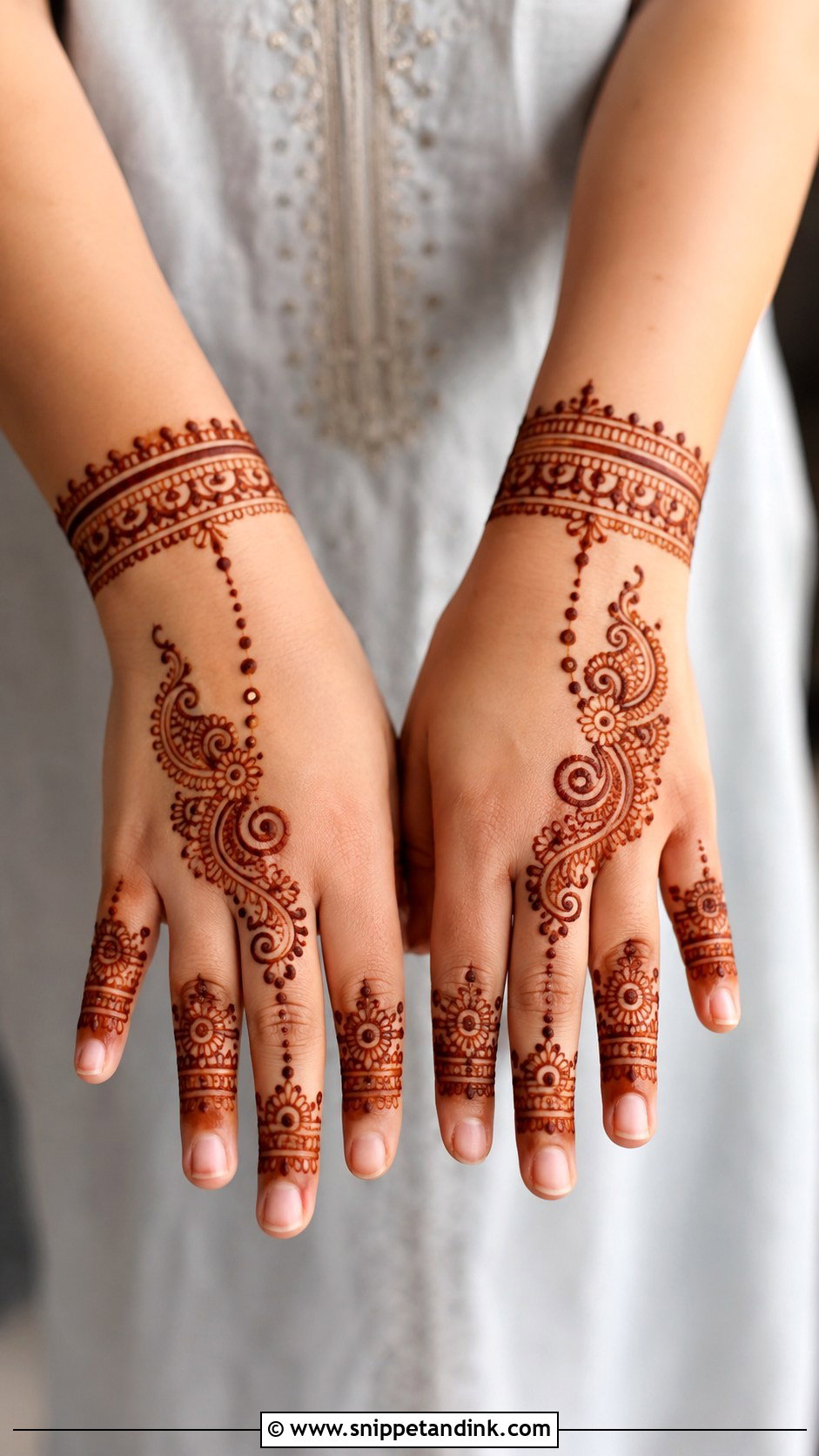 Baby Wrist Mehndi Design - Snippet and Ink - 35 Baby Mehndi Design Ideas