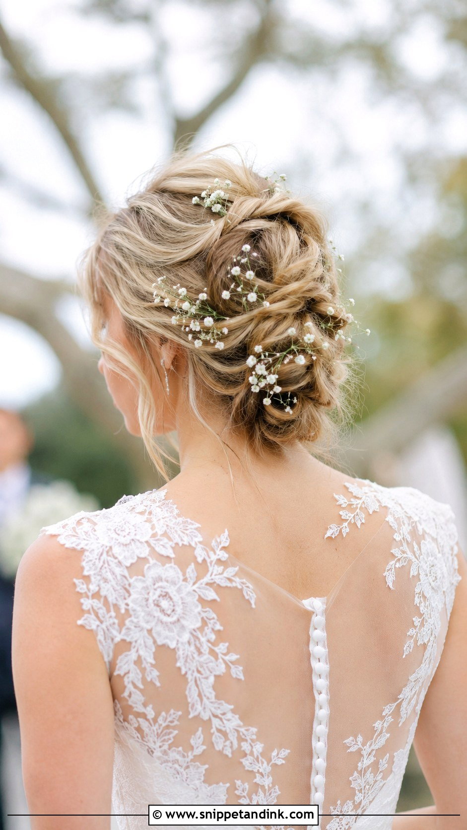 Babys Breath Accents - Snippet and Ink - 30 Bridal Hair Accessories