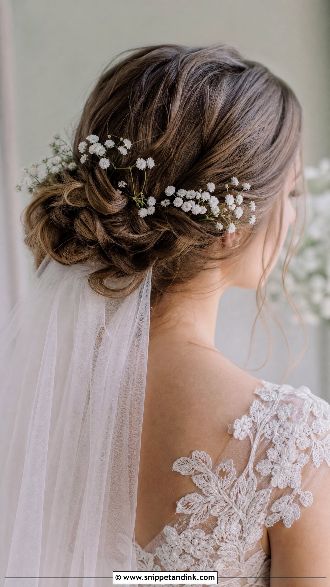 Babys Breath Bridal Hair - Snippet and Ink - 15 Flowers for Brides Hair Ideas