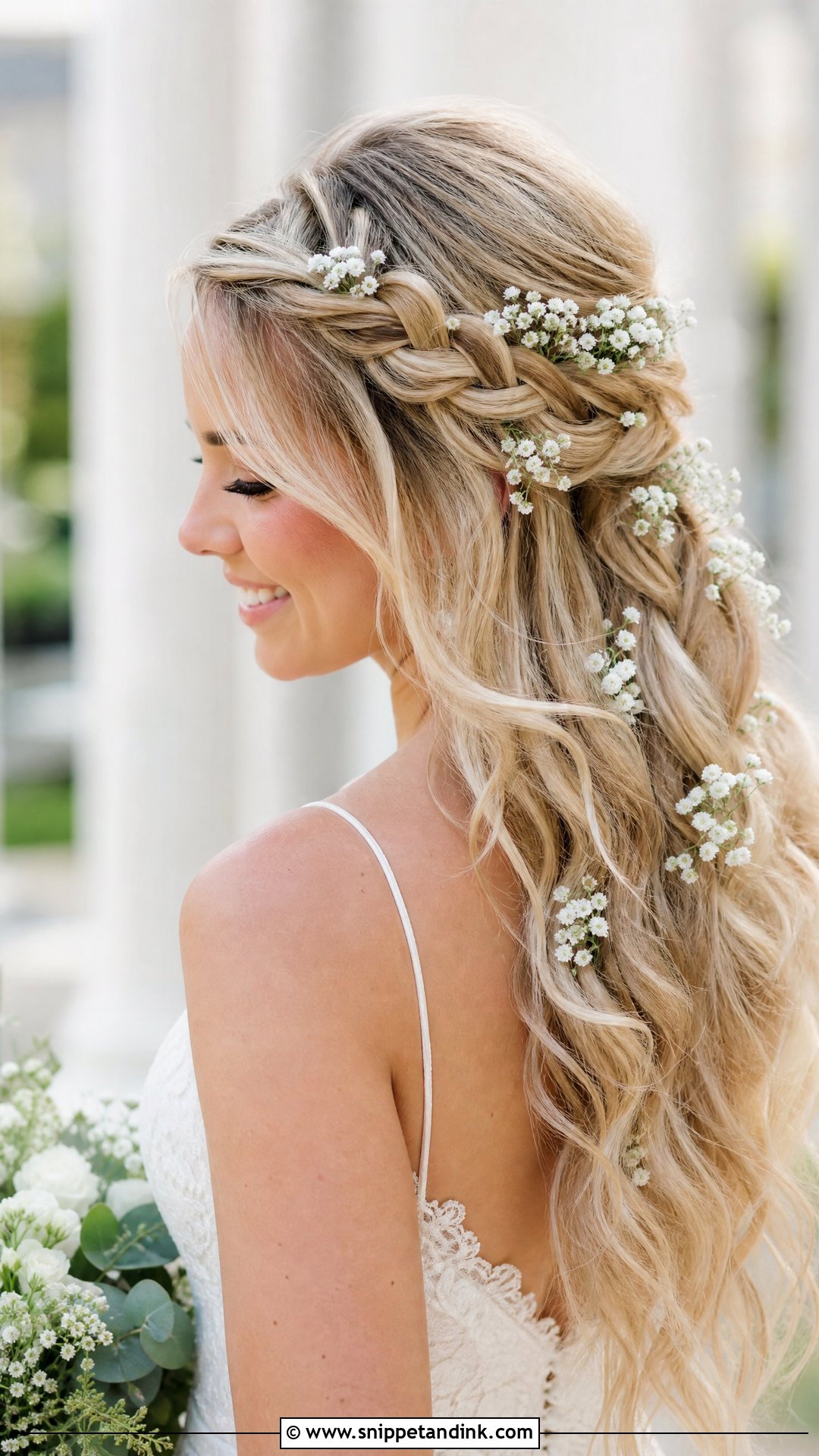Babys Breath Hair Accessory - Snippet and Ink - 30 Hair Accessories for Wedding