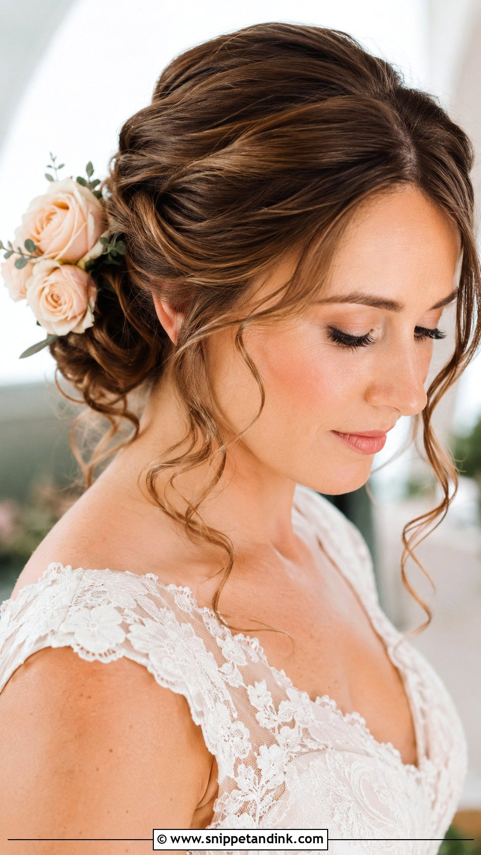 Babys Breath Wedding Updo - Snippet and Ink - 15 Wedding Hair Updo with Flowers Ideas