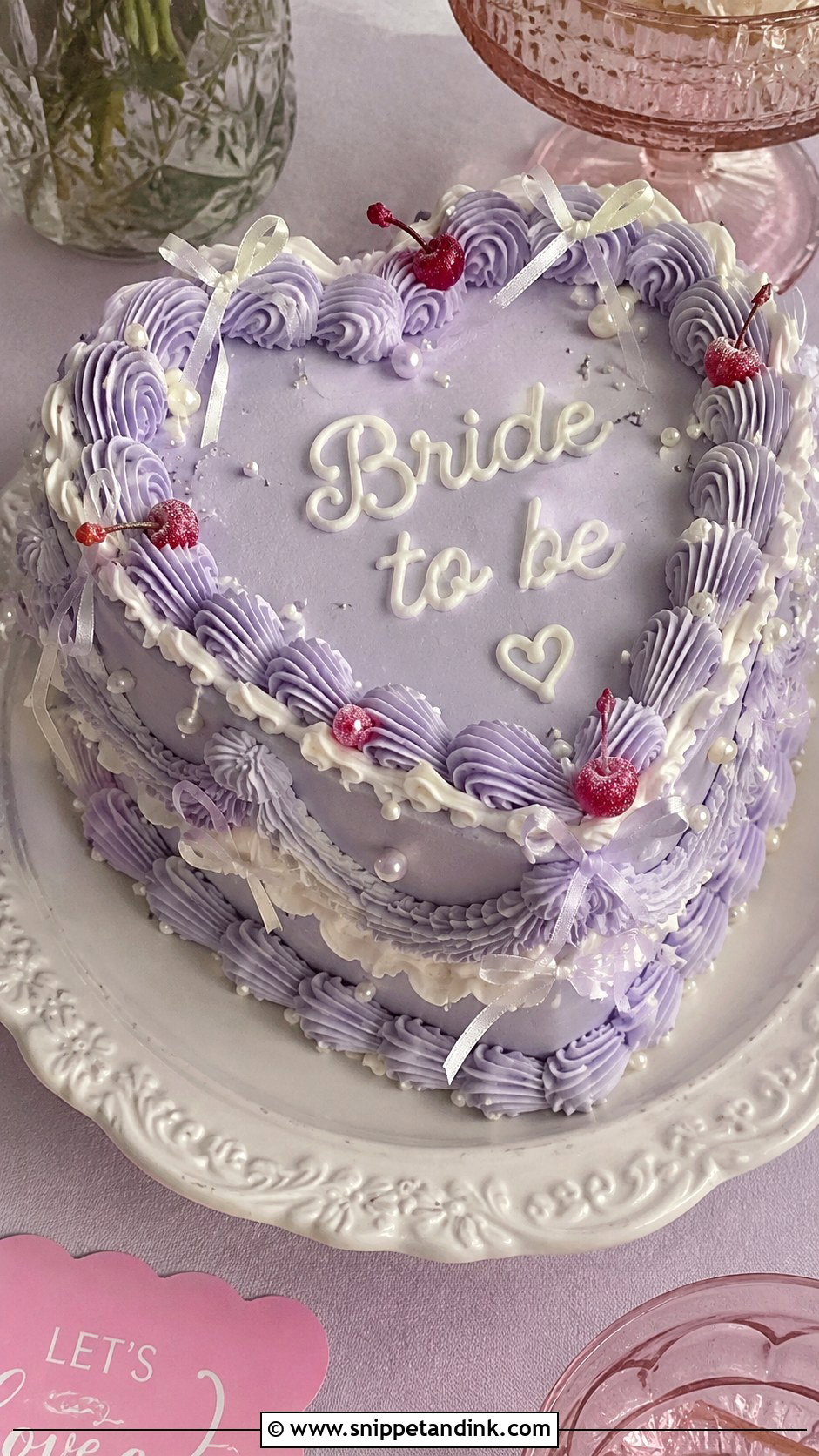 Bachelorette Vintage Cake - Snippet and Ink - 20 Bachelorette Cake Ideas for Wedding