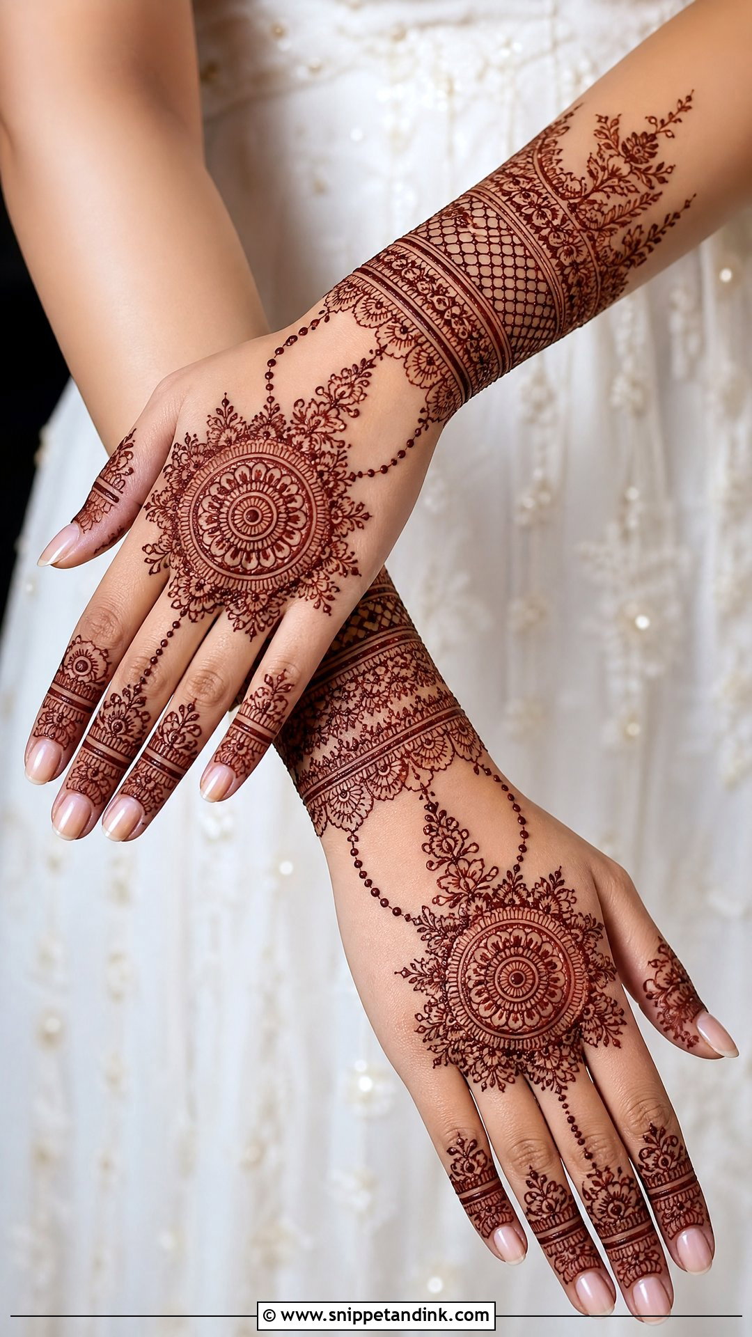 Back Full Hand Mehndi Design - Snippet and Ink - 30 Best Beautiful Full Hand Mehndi Designs