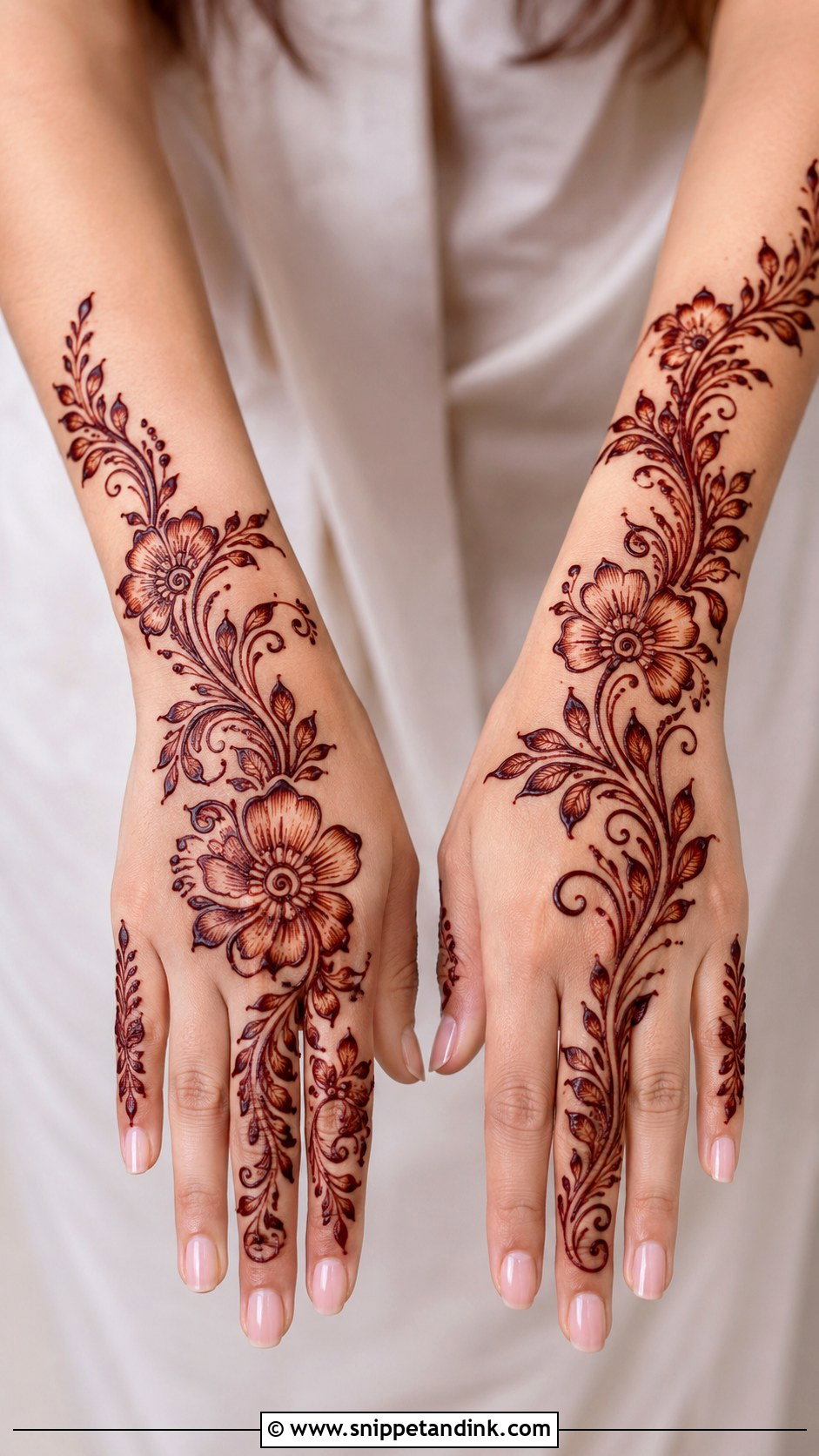 Back Hand Arabic Mehndi Design - Snippet and Ink - 35 New Latest Mehndi Design Ideas