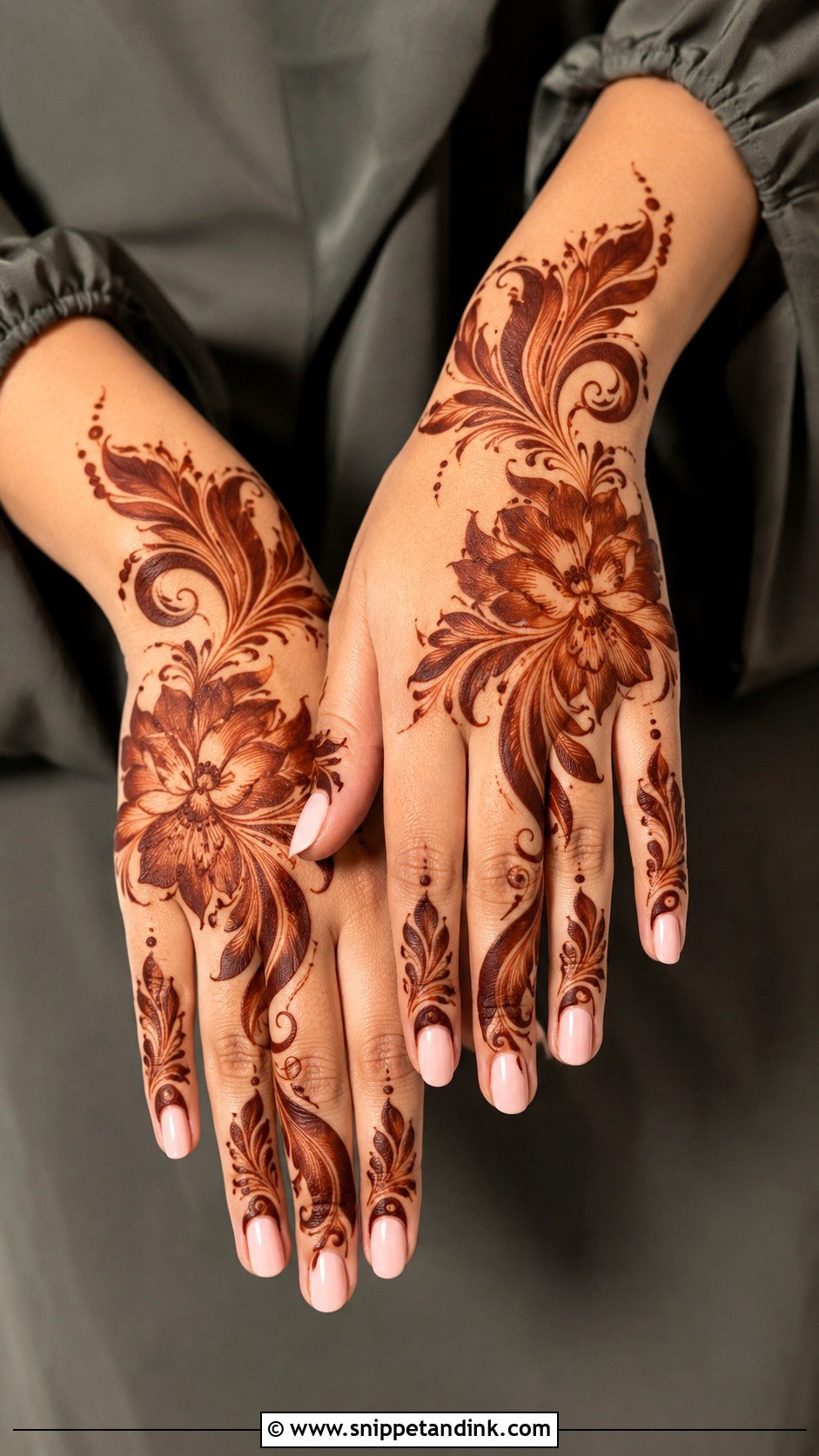 Back Hand Bracelet Mehndi Design - Snippet and Ink - 35 Traditional Mehndi Designs