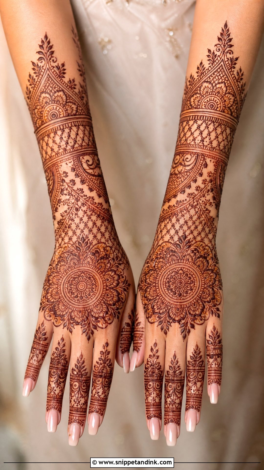 Back Hand Bridal Mehndi Design - Snippet and Ink - 25 Bridal Mehndi Designs Indian Weddings