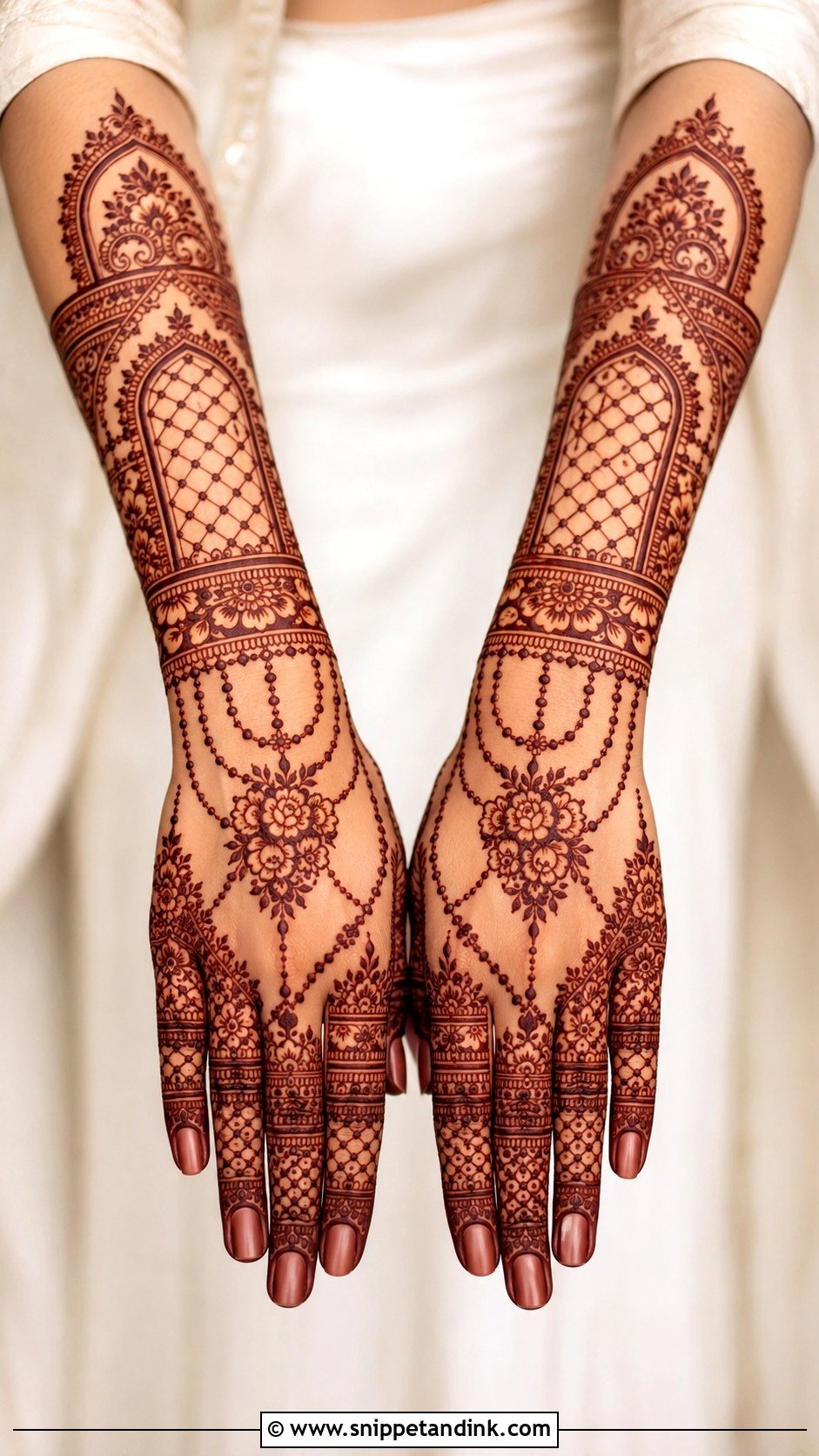 Back Hand Bridal Mehndi Design - Snippet and Ink - 35 Mehndi Design Pictures Ideas