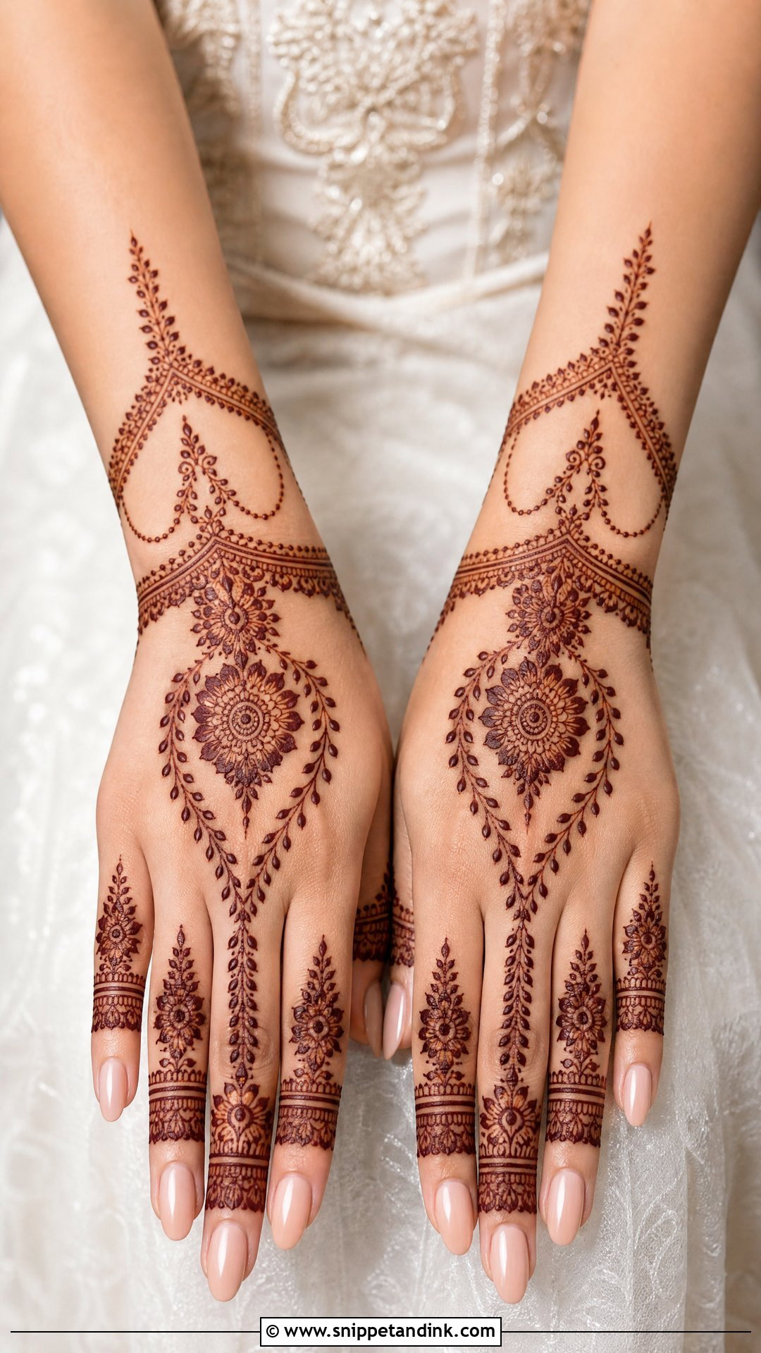 Back Hand Bridal Mehndi Design - Snippet and Ink - 20 Bridal Mehndi Mehandi Designs for Hands Brides Indian Weddings