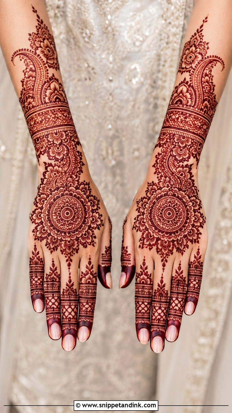 Back Hand Bridal Simple Mehndi Design - Snippet and Ink - 30 Simple Easy Back Hand Mehndi Design Ideas