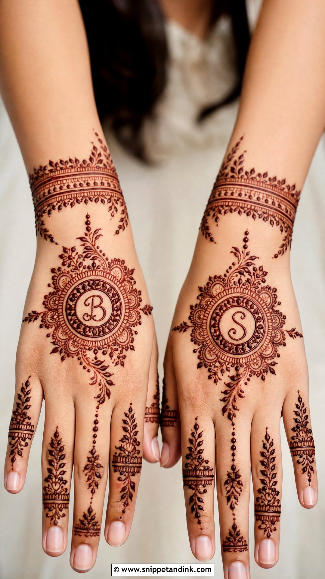 Back Hand Brother Sister Mehndi Design - Snippet and Ink - 20 Brother Sister Mehndi Design Ideas
