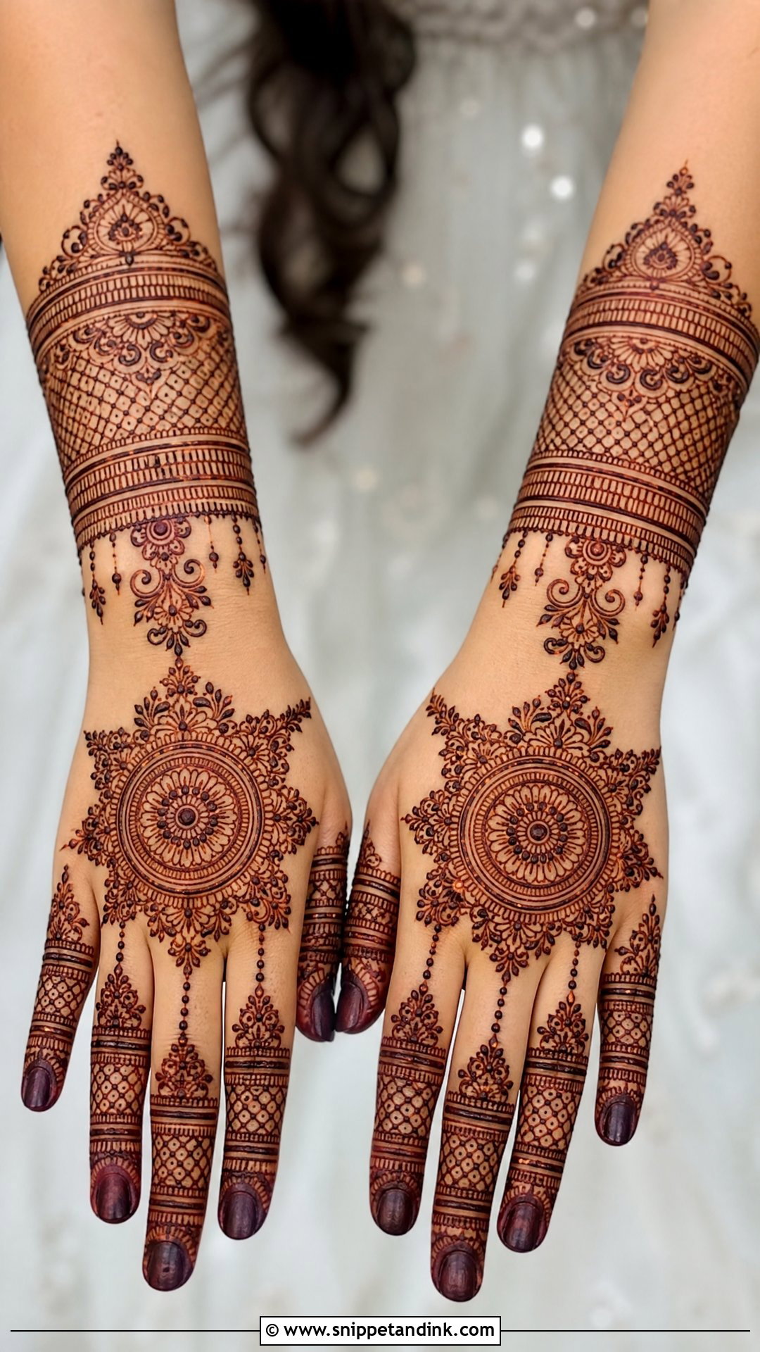 Back Hand Dulhan Mehndi Design - Snippet and Ink - 20 Mehndi Dulhan Design Ideas