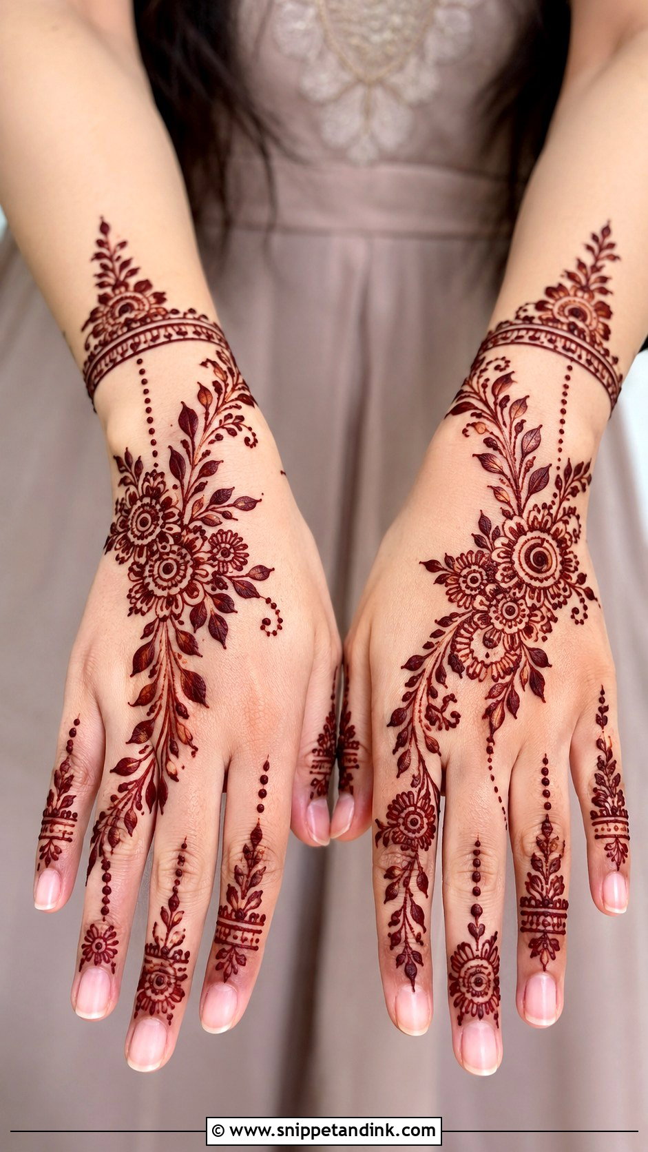 Back Hand Eid Mehndi Design - Snippet and Ink - 30 Simple Easy Back Hand Mehndi Design Ideas