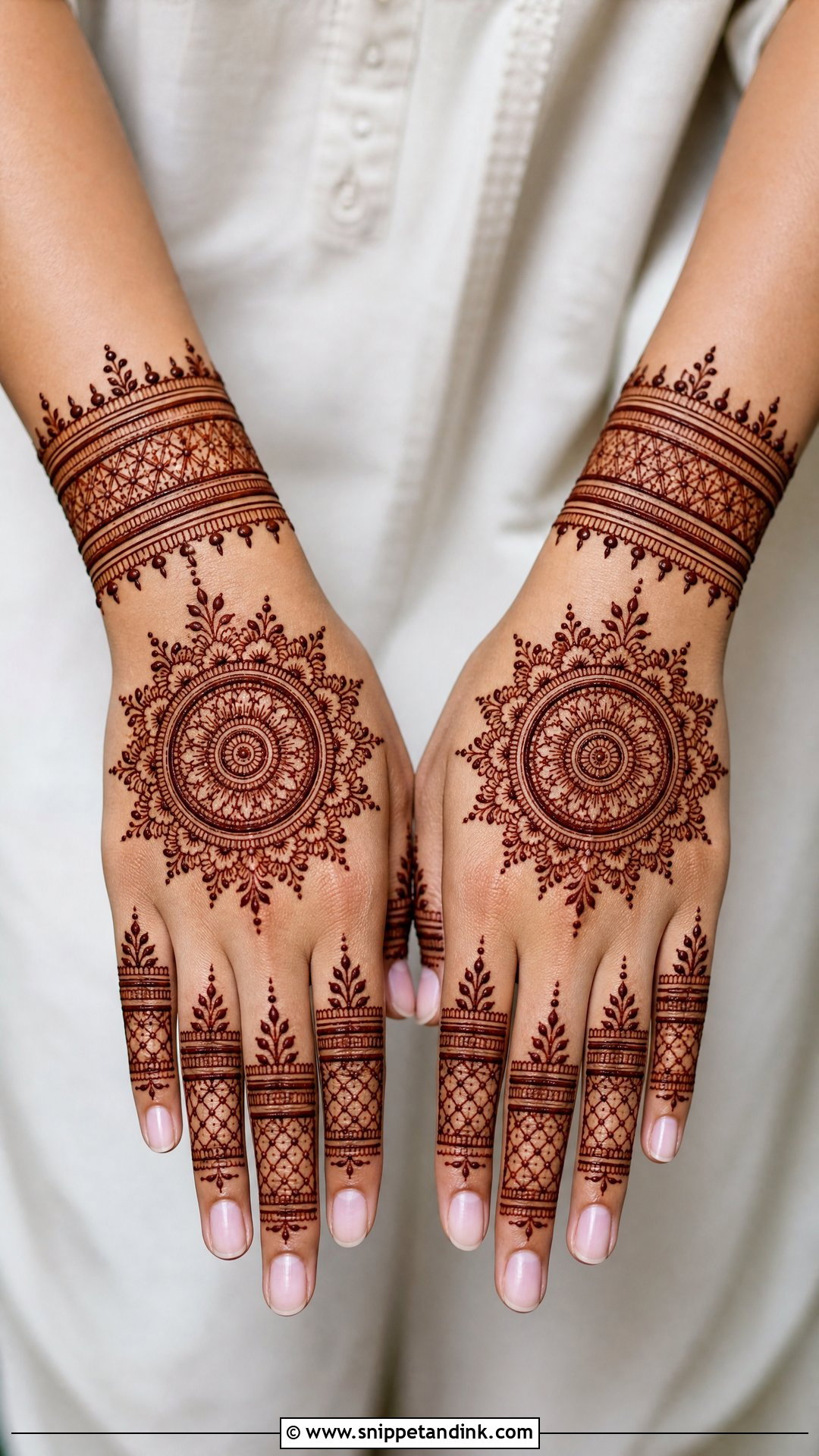 Back Hand Groom Mehndi Design - Snippet and Ink - 20 Groom Mehndi Design for Men Ideas