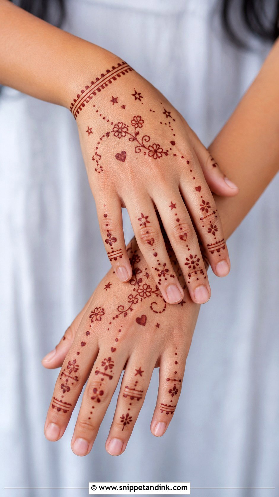Back Hand Kids Mehndi Design - Snippet and Ink - 30 Simple Easy Back Hand Mehndi Design Ideas
