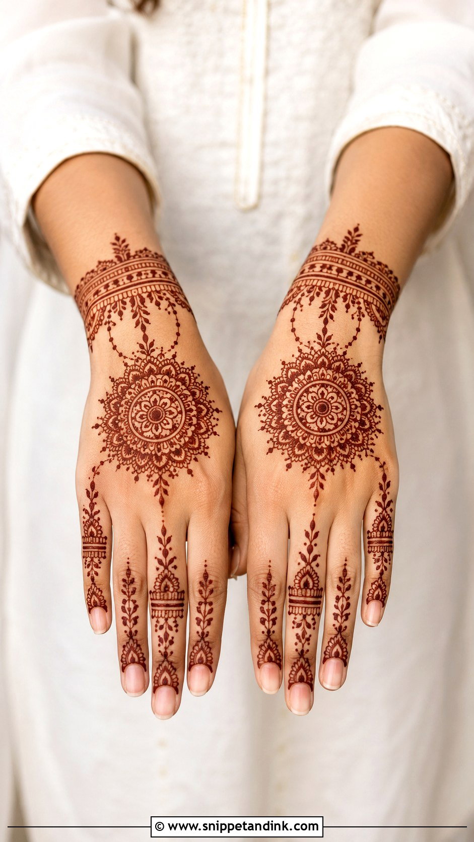Back Hand Mandala Mehndi Design - Snippet and Ink - 35 New Latest Mehndi Design Ideas