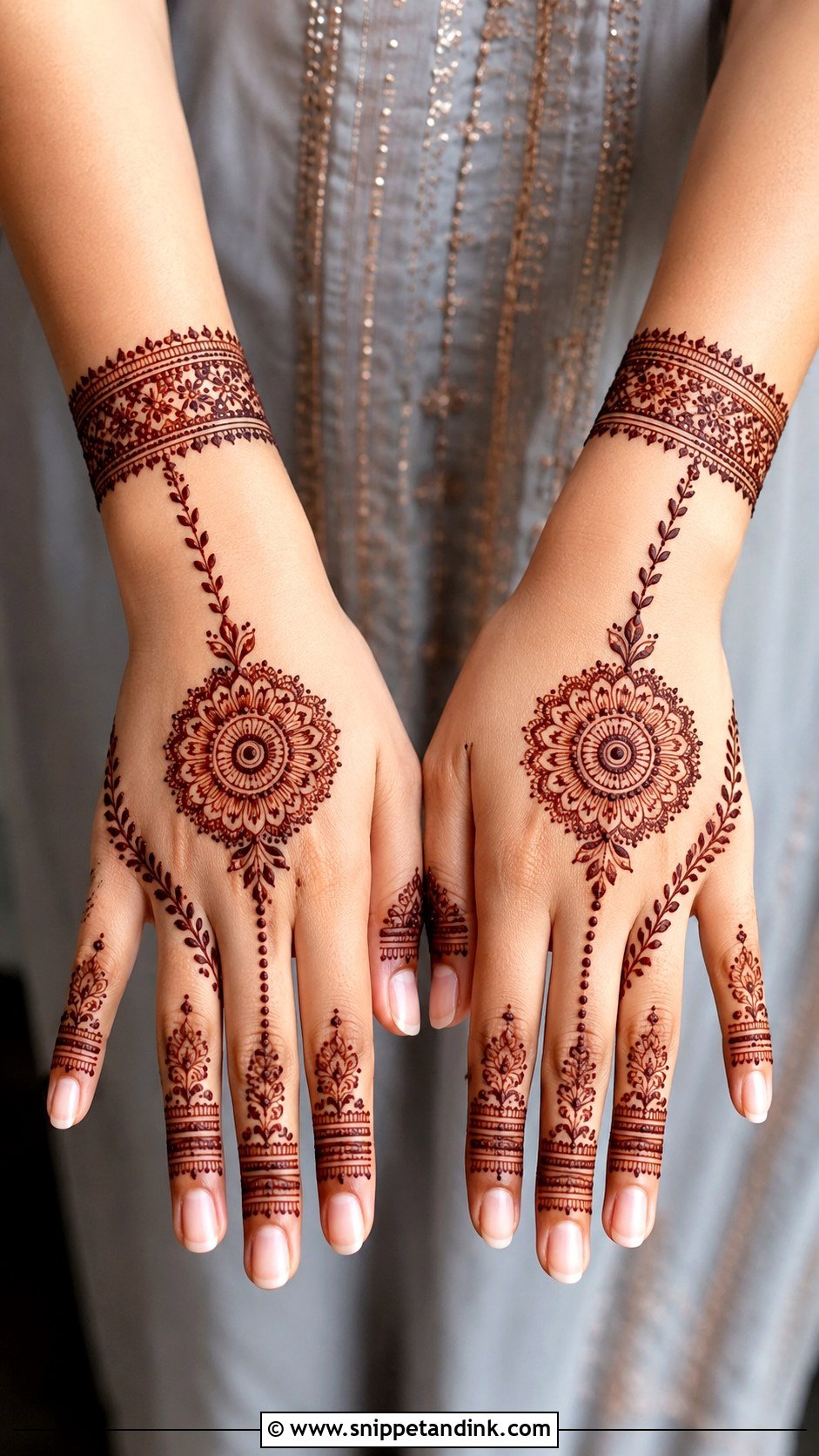 Back Hand Mehndi Design 2018 - Snippet and Ink - 35 Mehndi Designs 2018