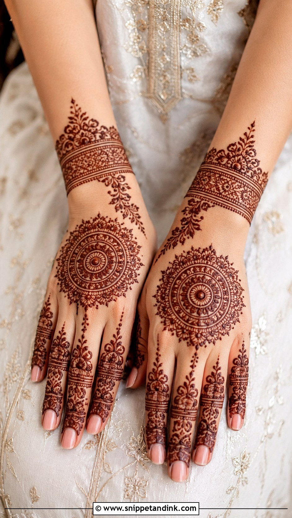 Back Hand Mehndi Design - Snippet and Ink - 35 Henna (Mehndi) Design Ideas