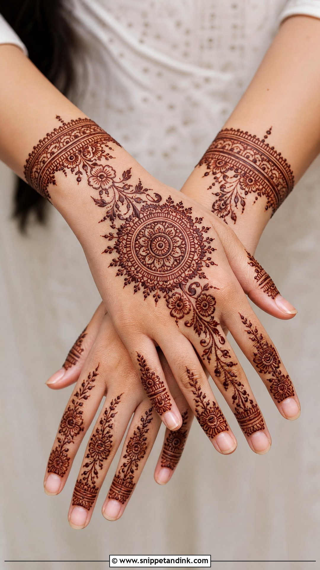 Back Hand Mehndi Design - Snippet and Ink - 35 Mehndi Design Photos Ideas