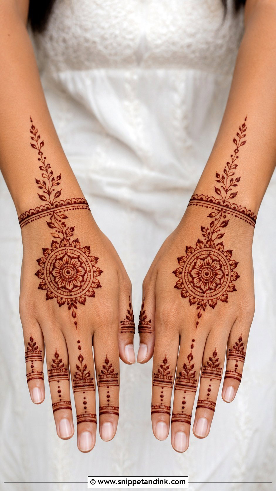 Back Hand Mehndi Design For Beginners - Snippet and Ink - 35 Back Hand Mehndi Design Ideas