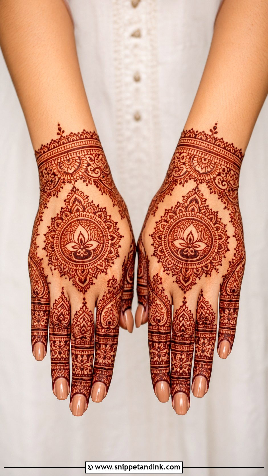 Back Hand Mehndi Design For Diwali - Snippet and Ink - 35 Back Hand Mehndi Design Ideas