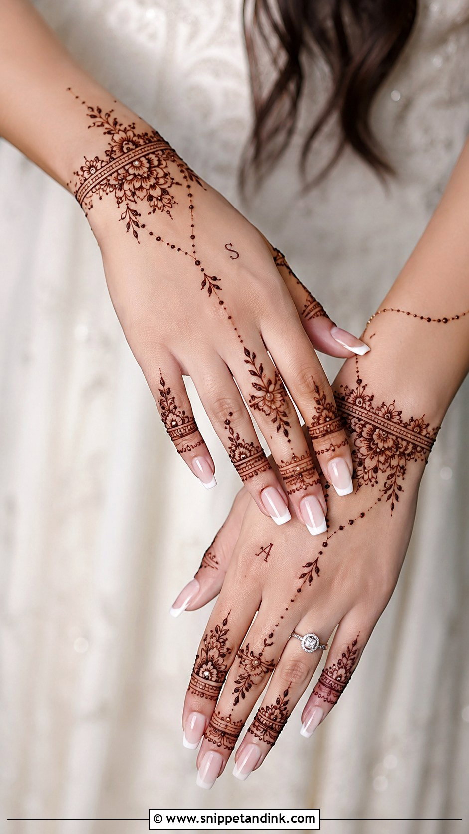 Back Hand Mehndi Design For Engagement - Snippet and Ink - 35 New Mehndi Designs