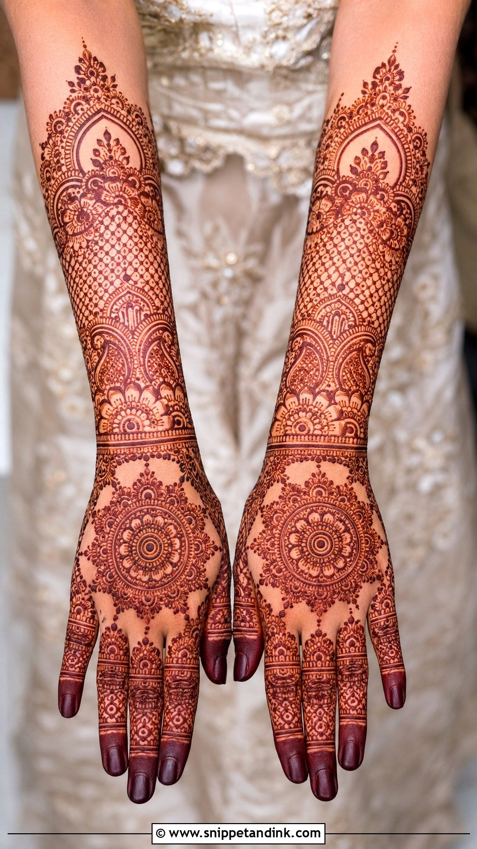 Back Hand Mehndi Design For Wedding - Snippet and Ink - 35 Trendy Back Hand Mehndi Designs