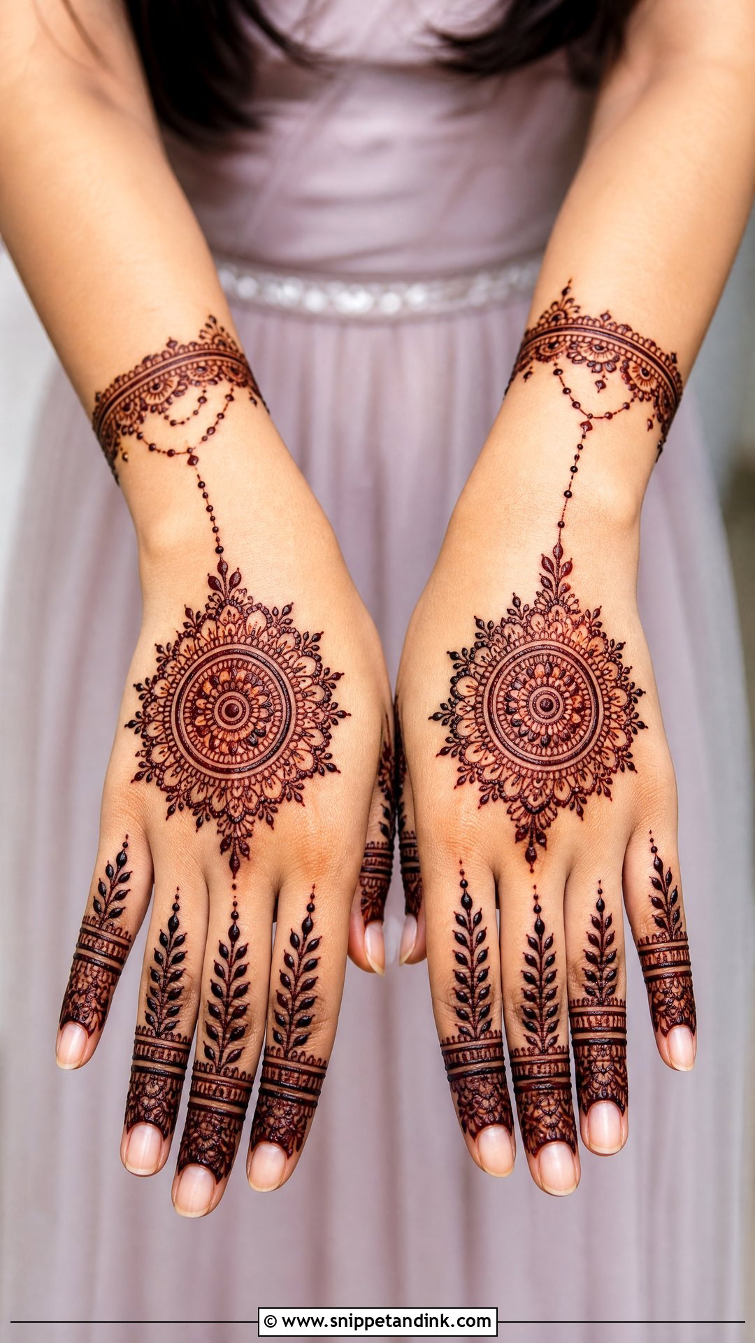 Back Hand Mehndi Design for Sister Wedding - Snippet and Ink - 25 Mehndi Designs for Sisters Wedding