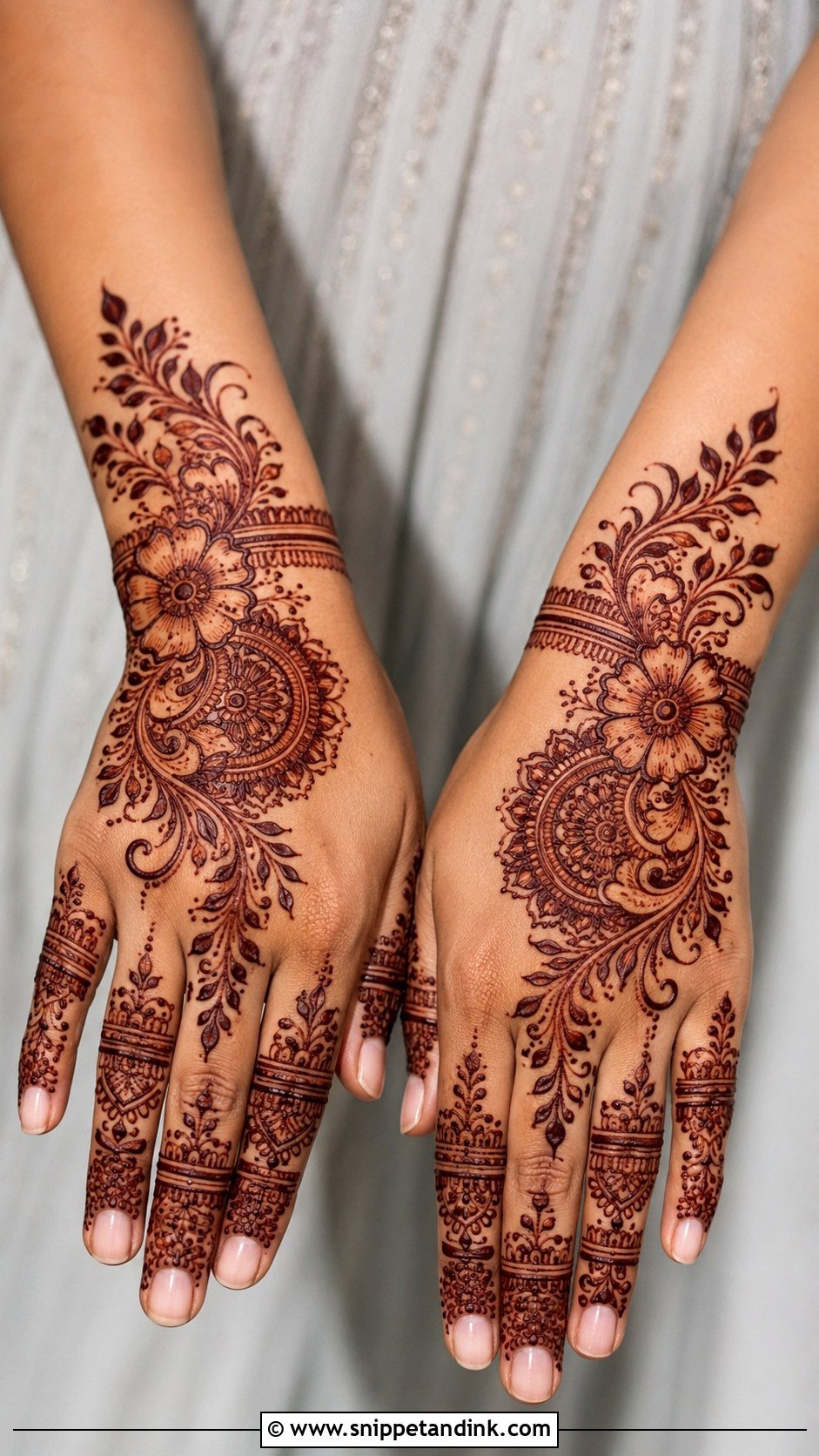 Back Hand Wedding Guest Mehndi Design - Snippet and Ink - 30 Simple Easy Back Hand Mehndi Design Ideas