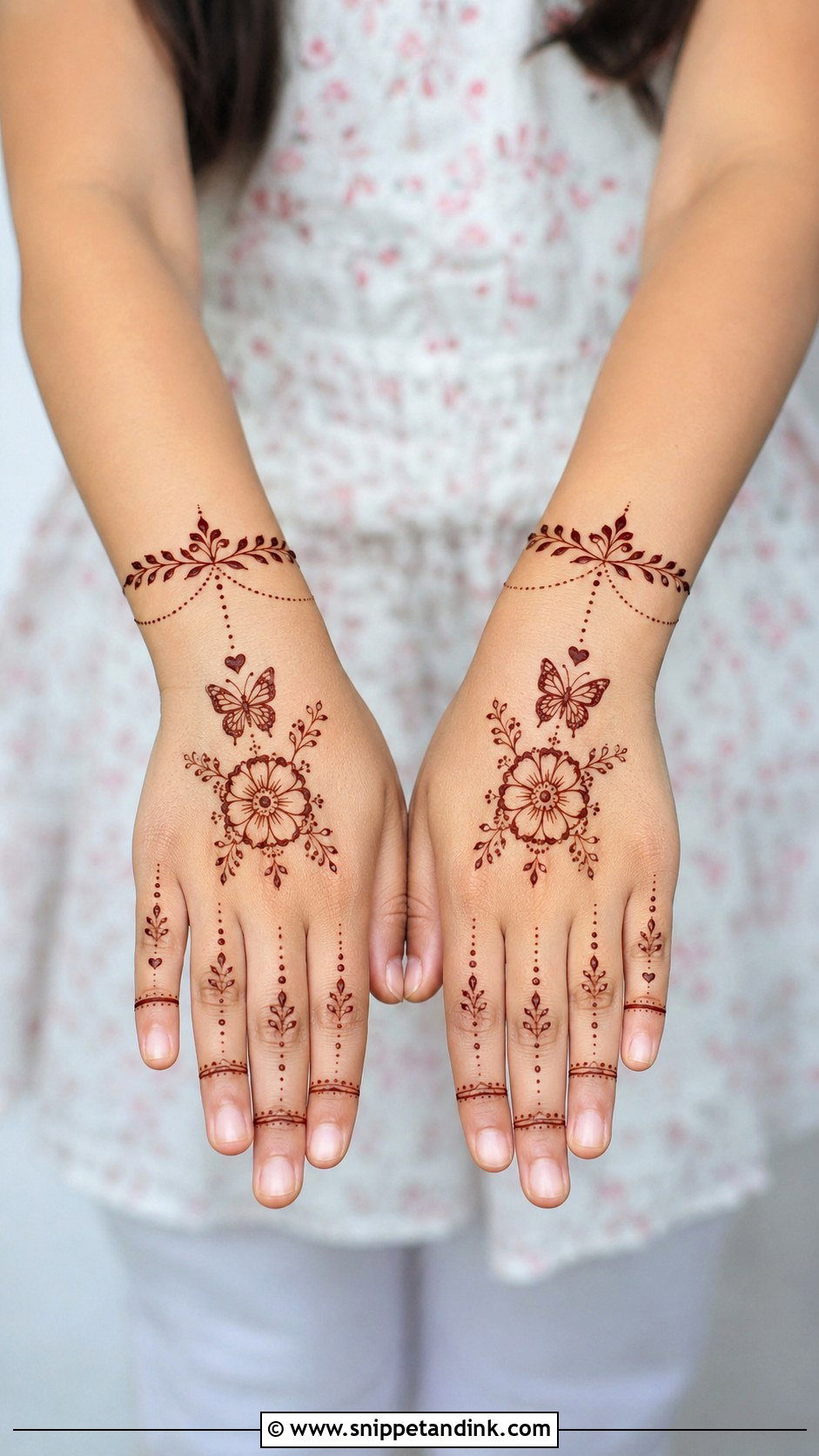 Backhand Mehndi Design For Kids - Snippet and Ink - 35 Latest Backhand Mehndi Designs