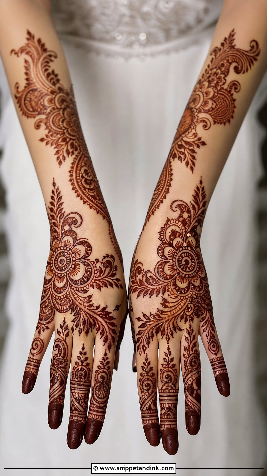 Bahraini Bridal Henna Design - Snippet and Ink - 20 Khaleeji Bridal Henna Ideas