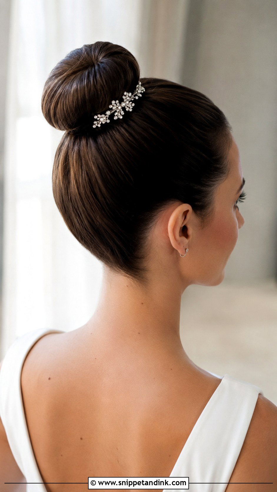 Ballerina Bun - Snippet and Ink - 25 Bridal Hair Bun Ideas