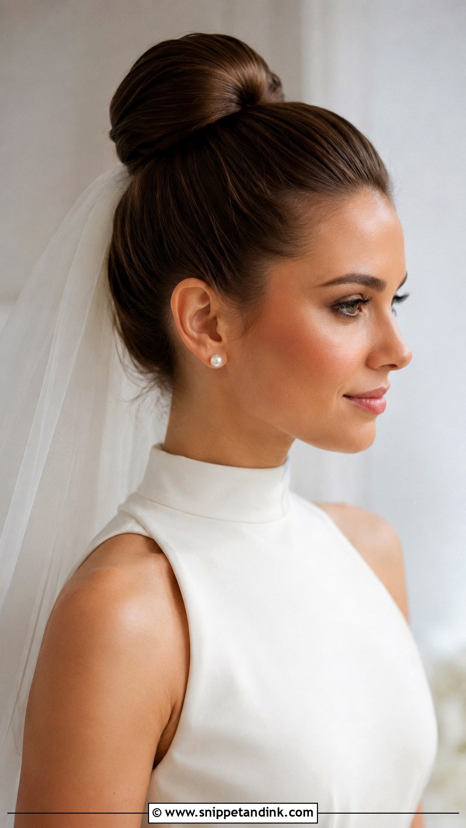 Ballerina Bun For Bride - Snippet and Ink - 20 Bun for Bride Wedding Hairstyles