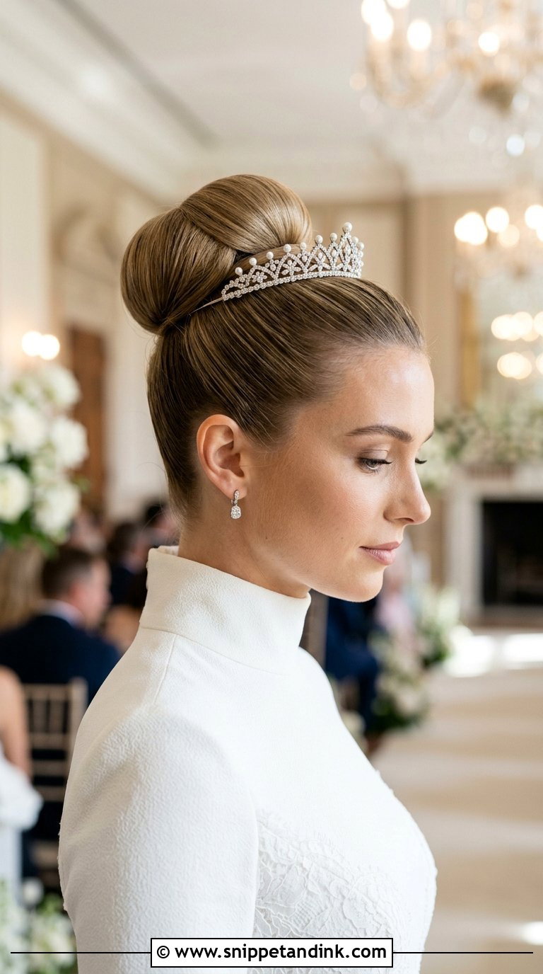 Ballerina Bun Updo - Snippet and Ink - 20 Bride Hairdo Ideas