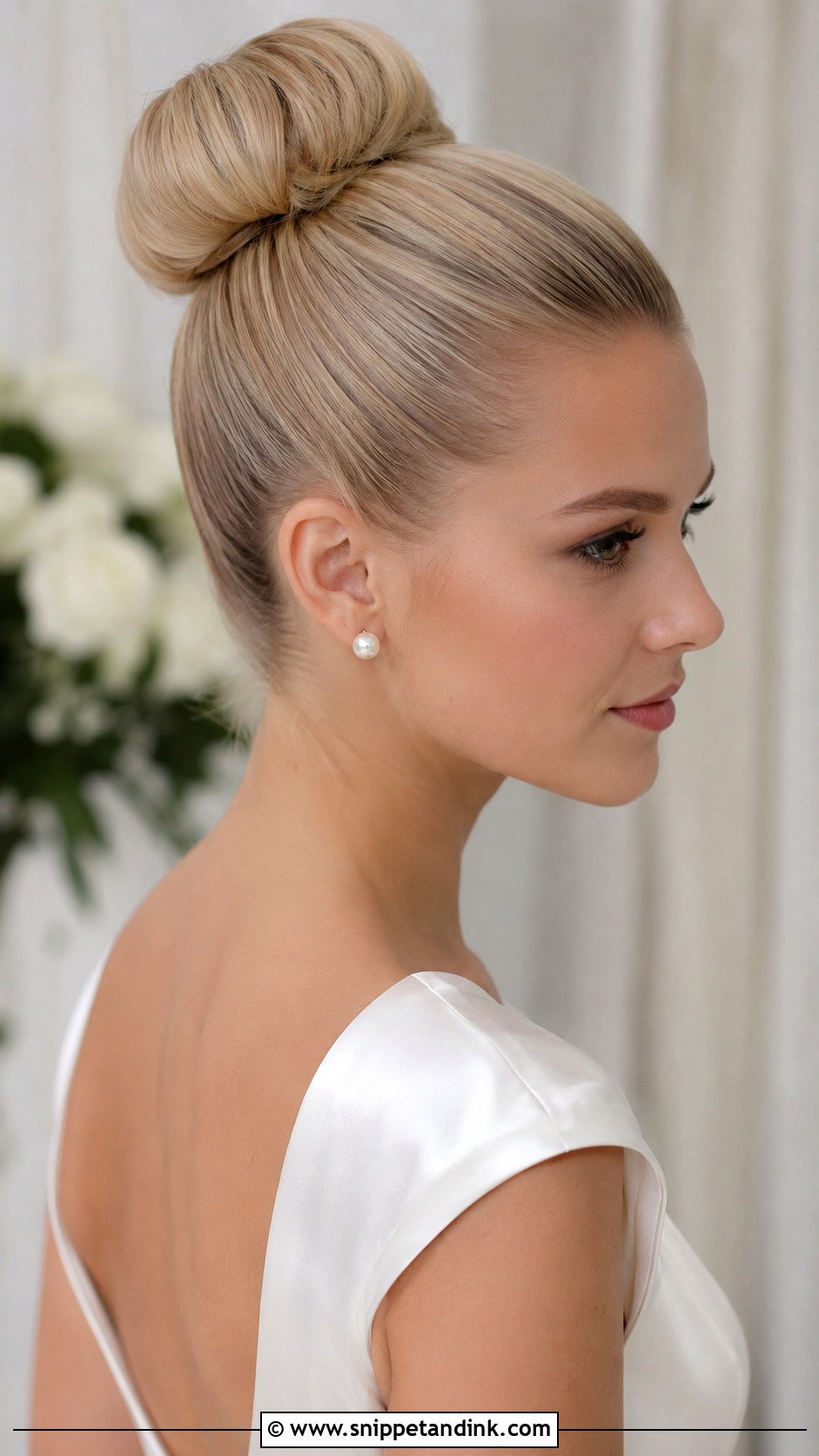 Ballerina Bun Wedding Hair - Snippet and Ink - 15 Simple Bun Wedding Hair Ideas