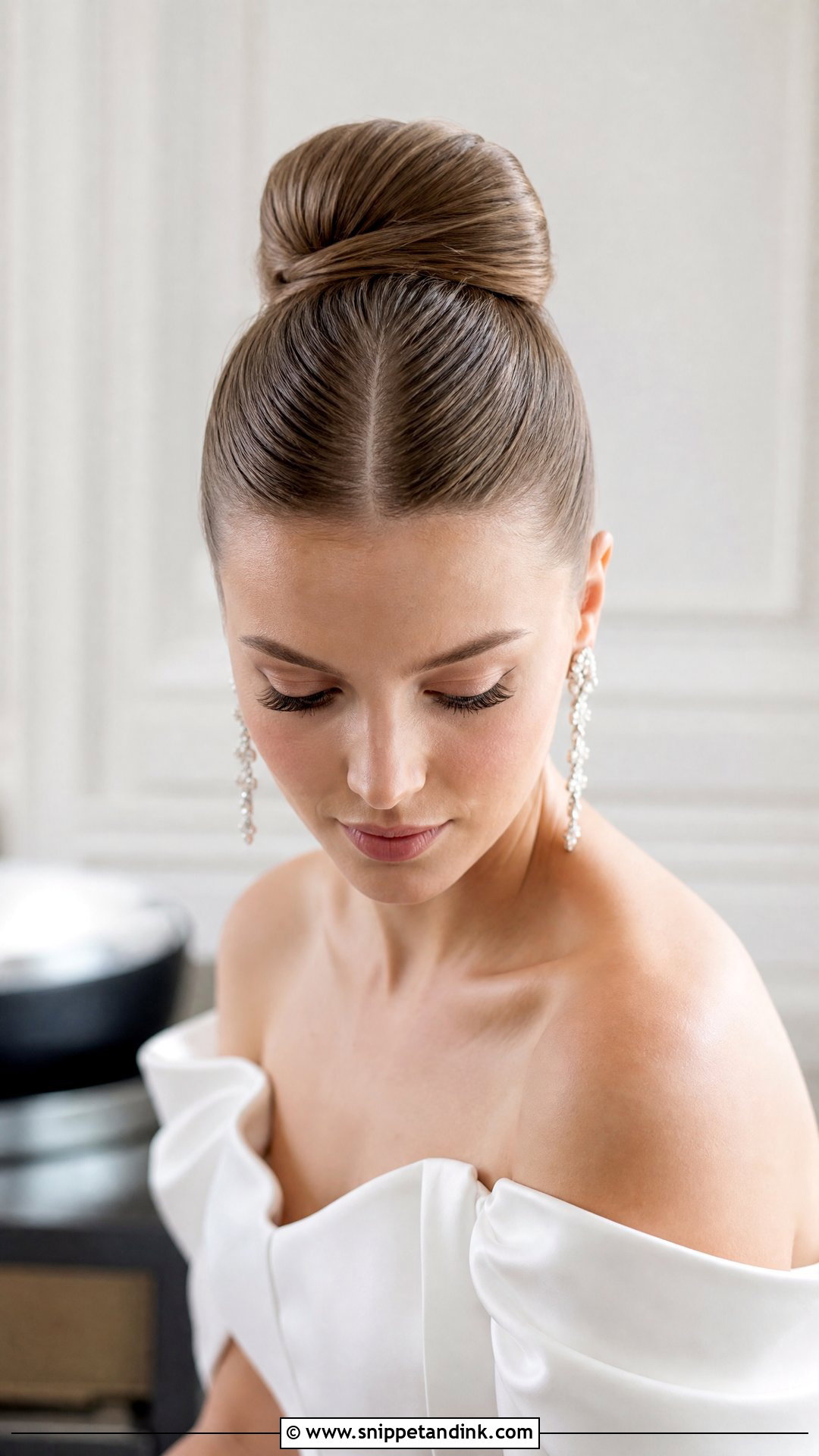 Ballerina Bun Wedding Hairstyle - Snippet and Ink - 20 Unique Wedding Hairstyles