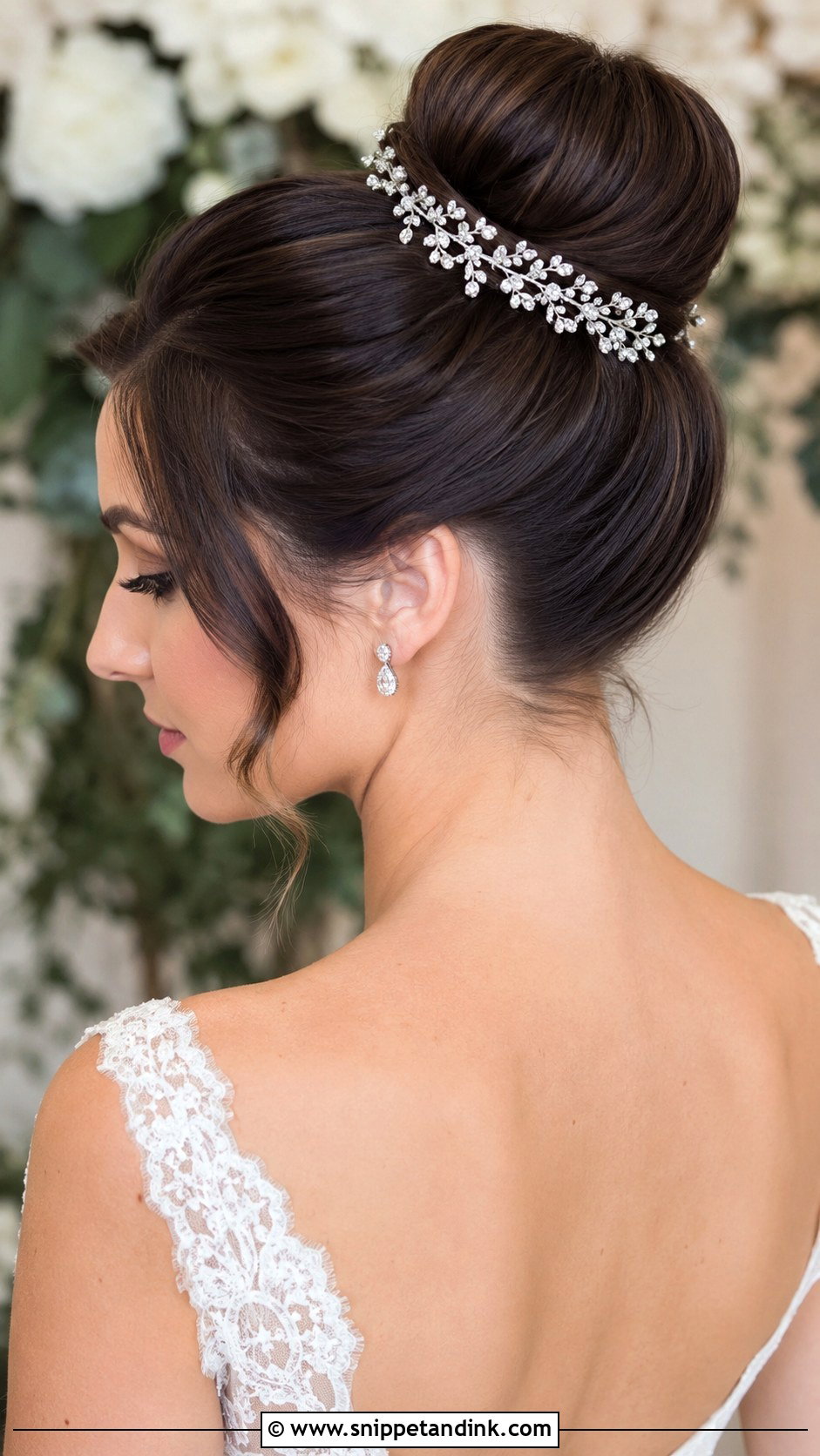 Ballerina Bun Wedding Hairstyle - Snippet and Ink - 25 Chic Wedding Hair Ideas