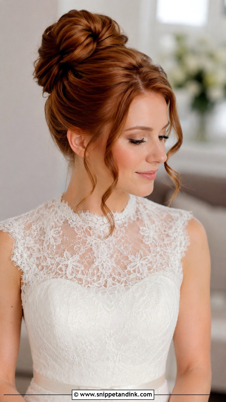 Ballerina Bun Wedding Hairstyle - Snippet and Ink - 25 Slick Bun Wedding Hairstyles