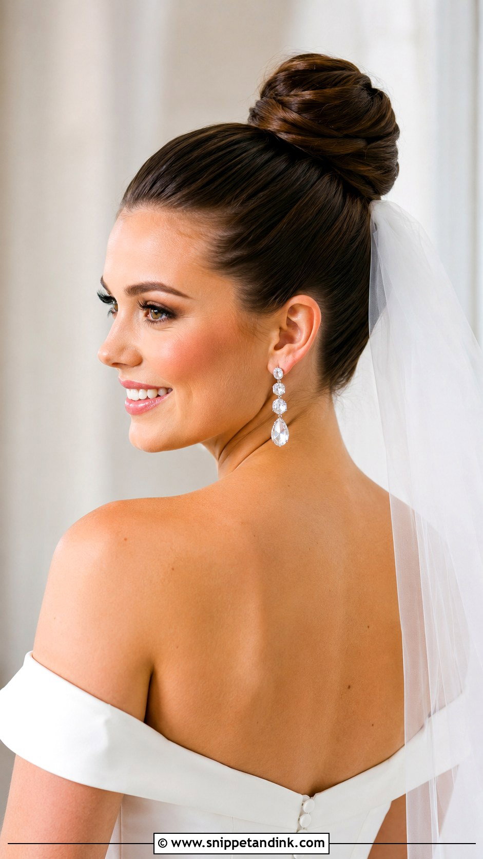 Ballerina Bun Wedding Hairstyle - Snippet and Ink - 30 Wedding Hairdo Ideas