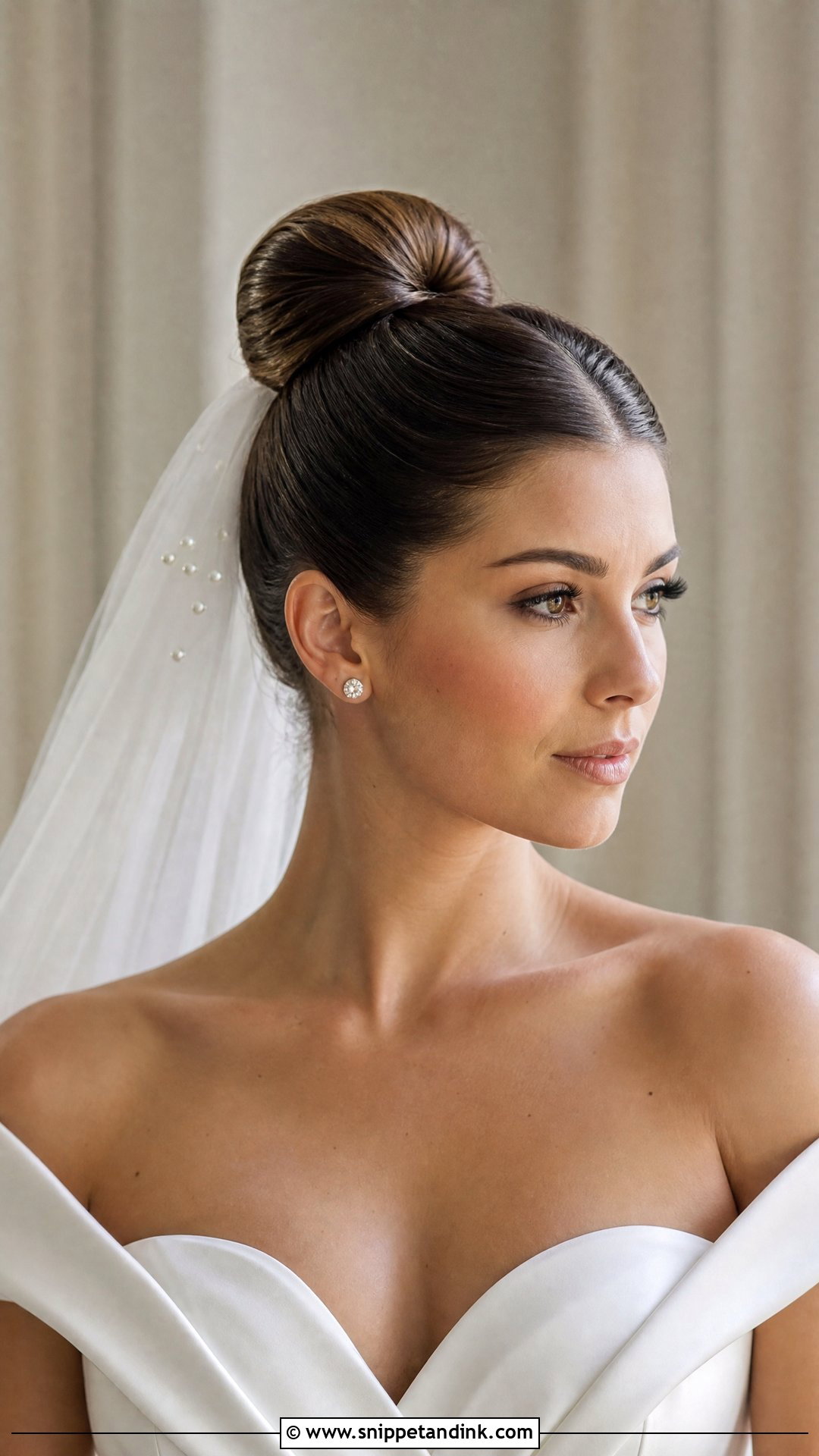 Ballerina High Bun for Bride - Snippet and Ink - 20 High Bun for Wedding Ideas