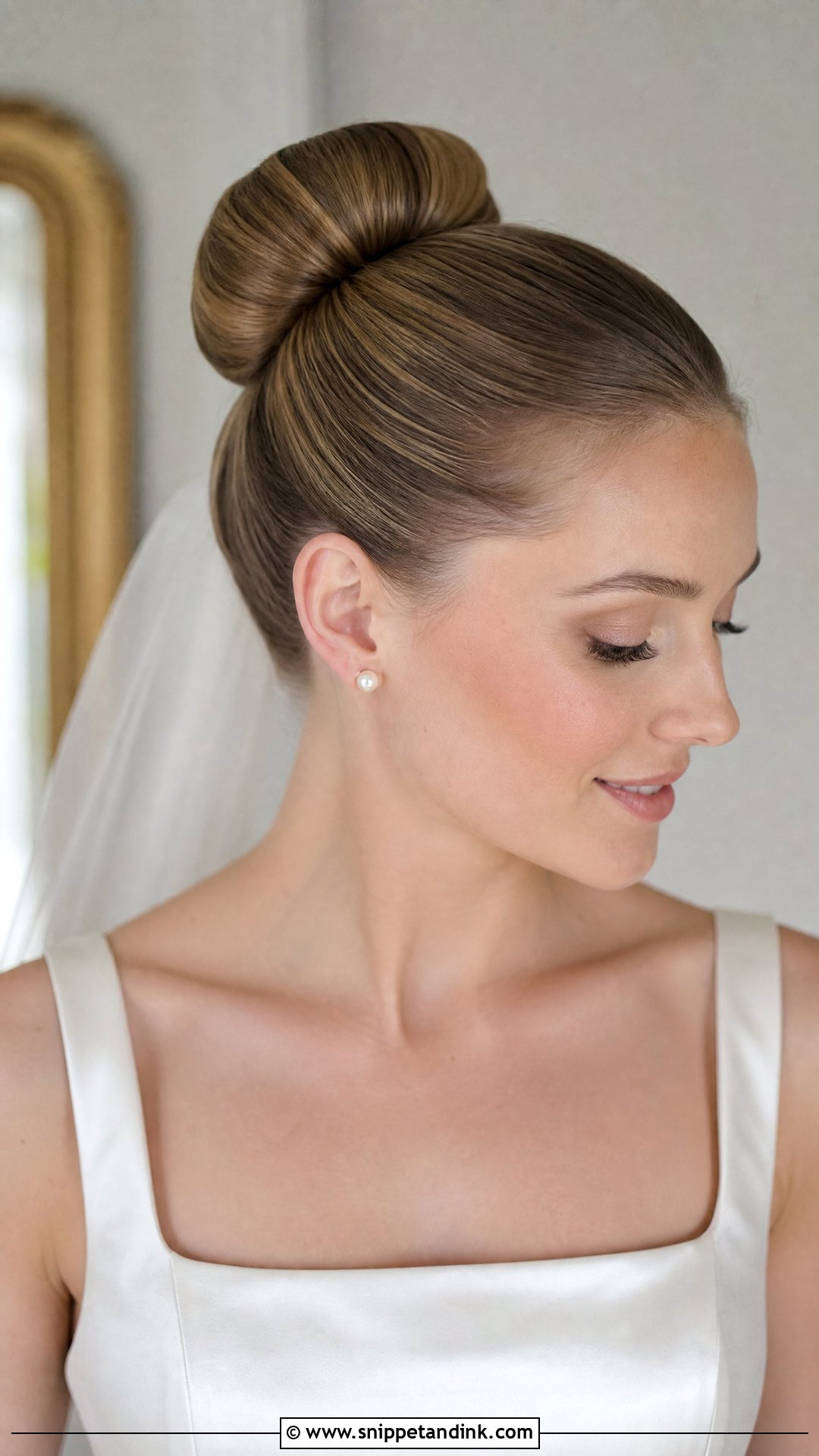 Ballet Bridal Bun - Snippet and Ink - 15 Bridal Bun Updo Ideas