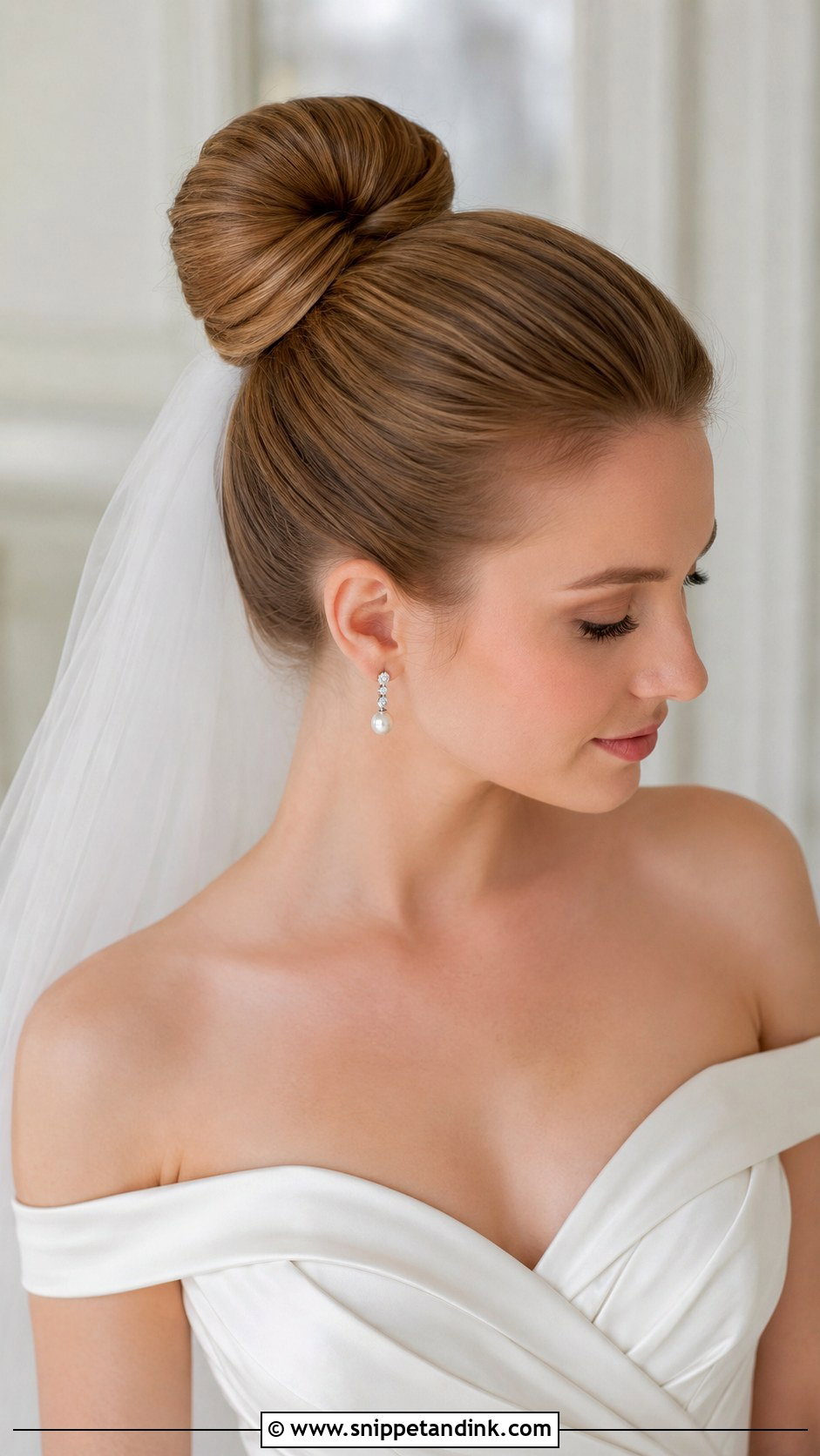 Ballet Bun Wedding Hairstyle - Snippet and Ink - 30 Wedding Hairstyles for Bride