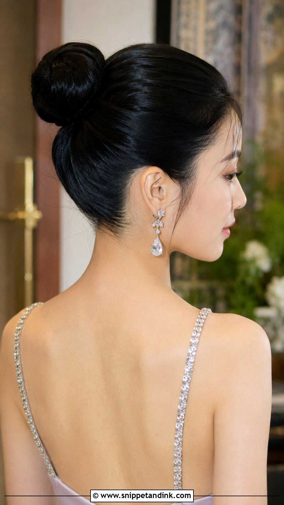 Ballet Bun for Wedding Guest - Snippet and Ink - 20 Hair Upstyles Wedding Guest Ideas