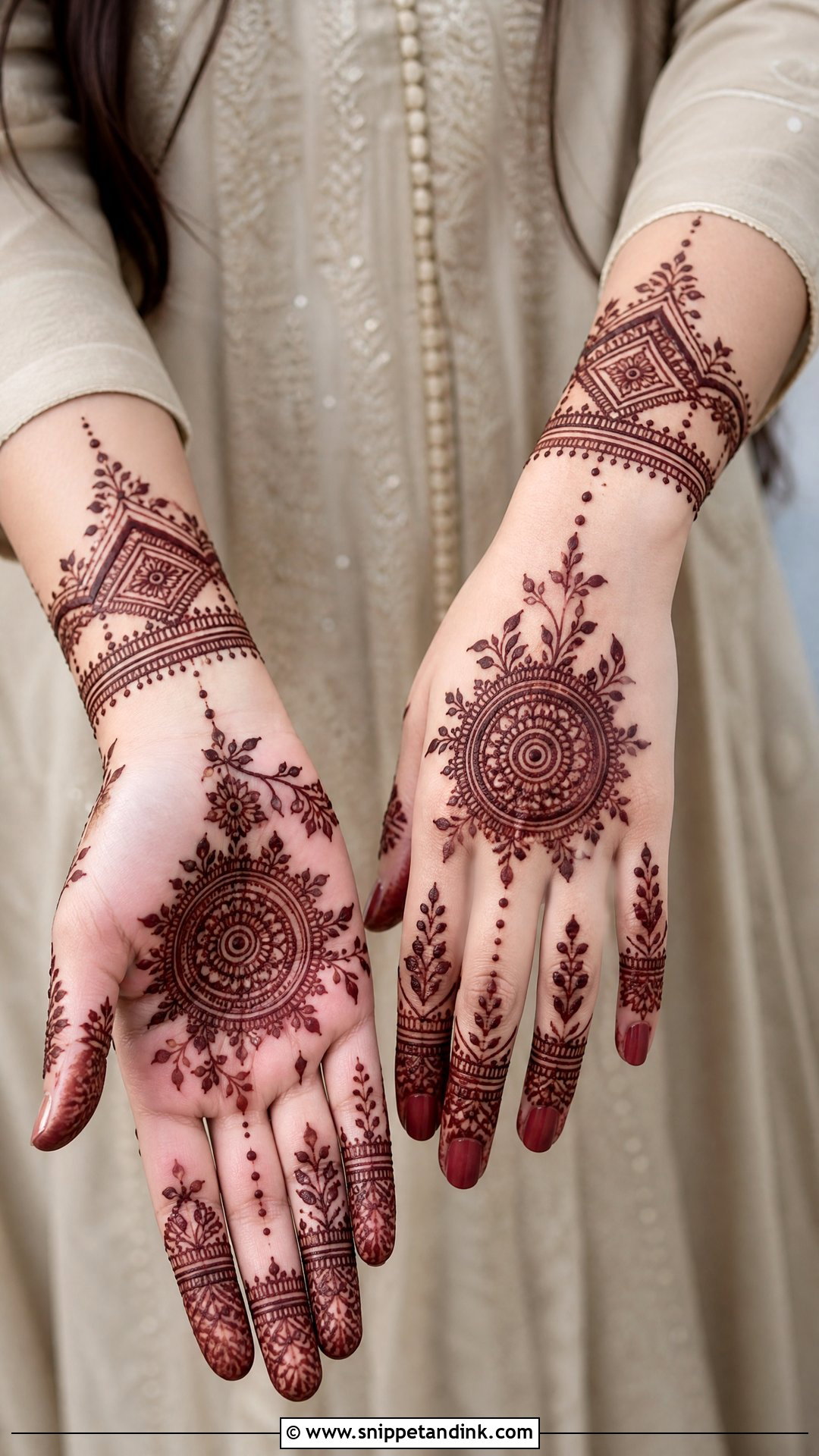 Balochi Eid Mehndi Design - Snippet and Ink - 20 Balochi Mehndi Designs