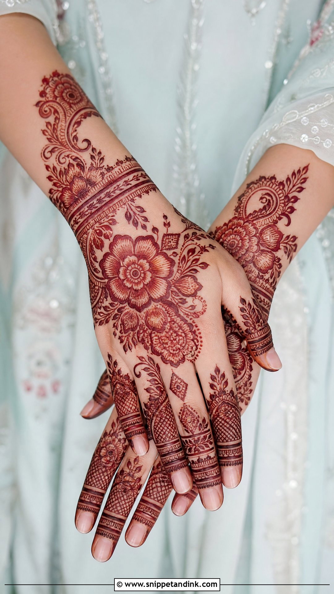 Balochi Engagement Mehndi Design - Snippet and Ink - 20 Balochi Mehndi Designs