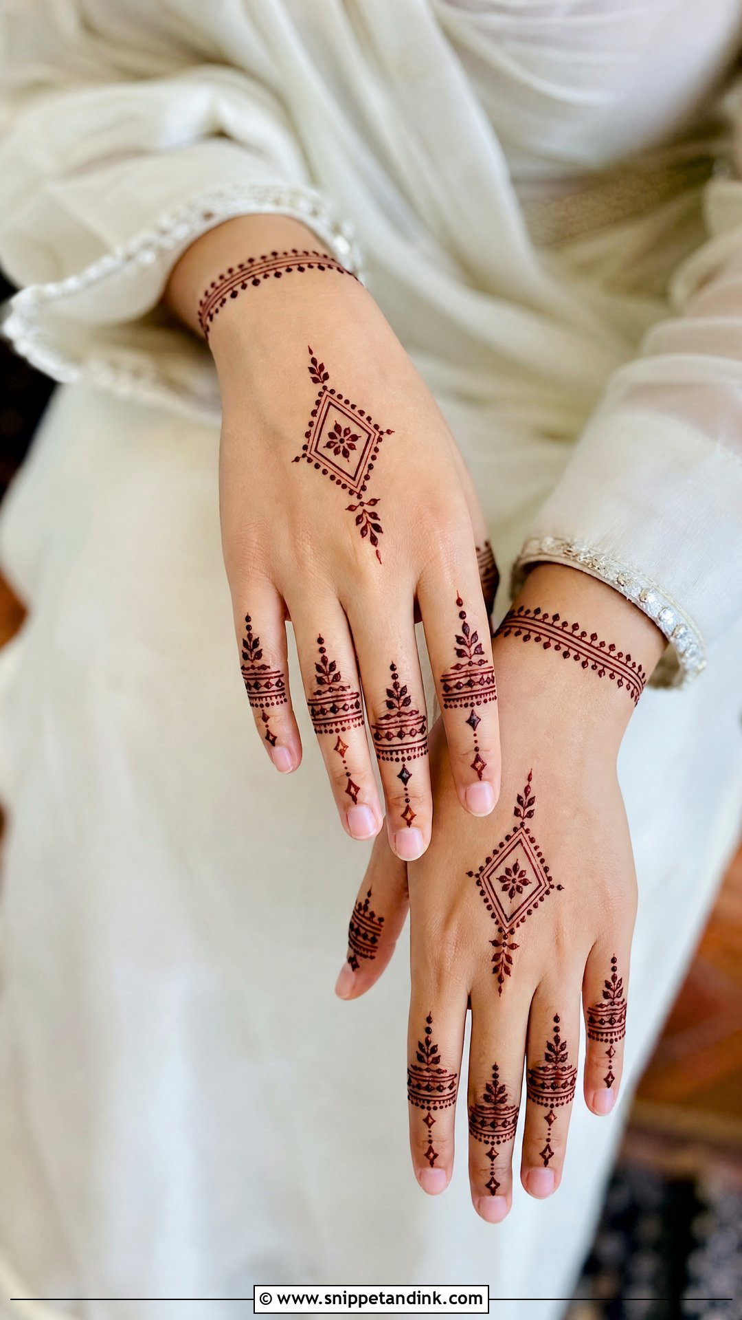Balochi Finger Mehndi Design - Snippet and Ink - 20 Balochi Mehndi Designs
