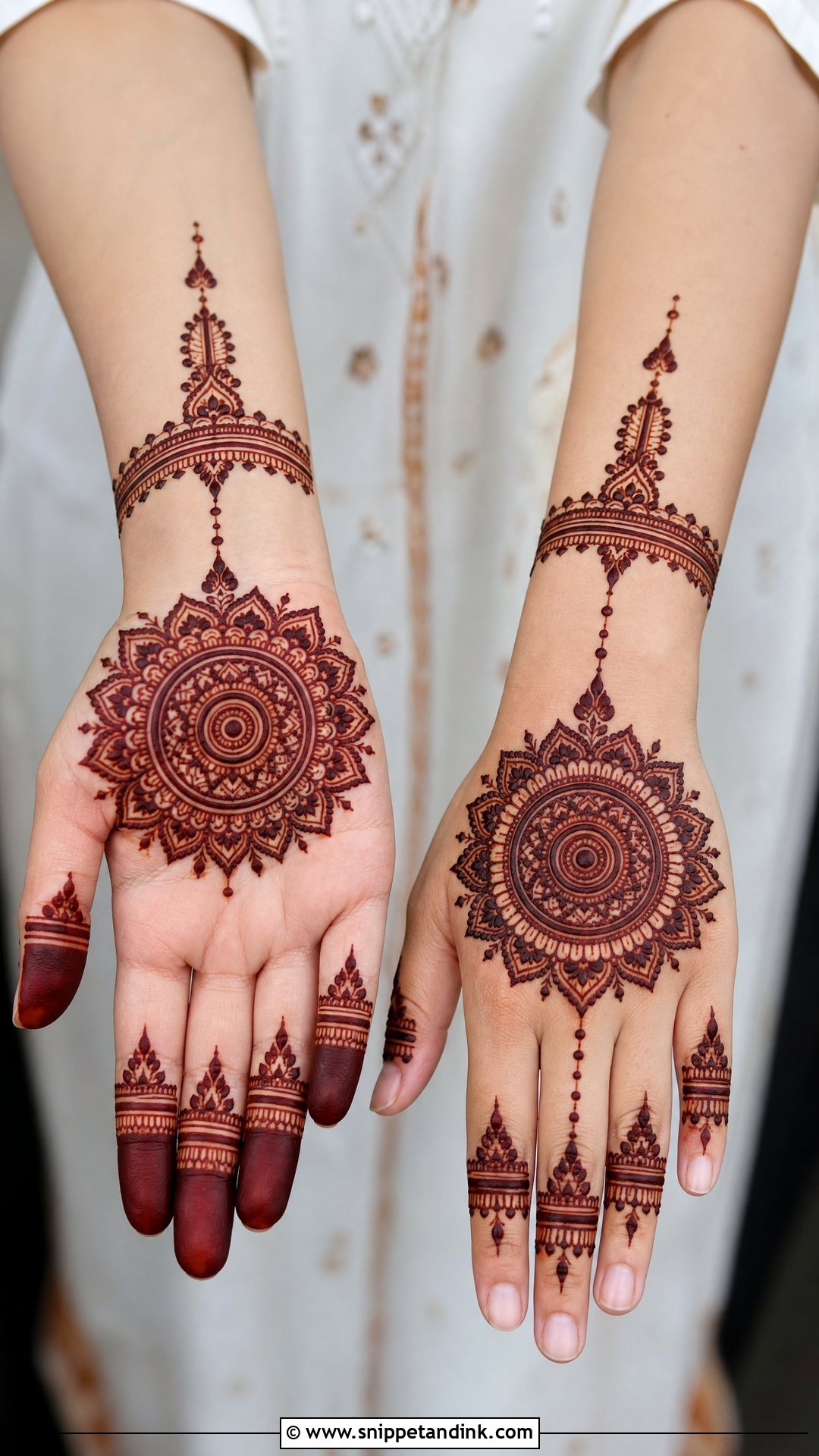 Balochi Mandala Mehndi Design - Snippet and Ink - 20 Balochi Mehndi Designs