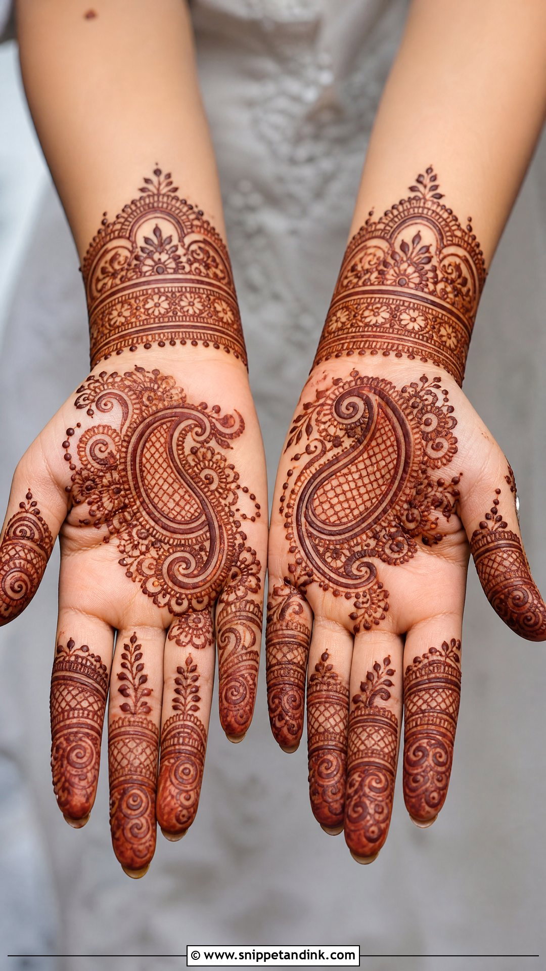 Balochi Paisley Mehndi Design - Snippet and Ink - 20 Balochi Mehndi Designs
